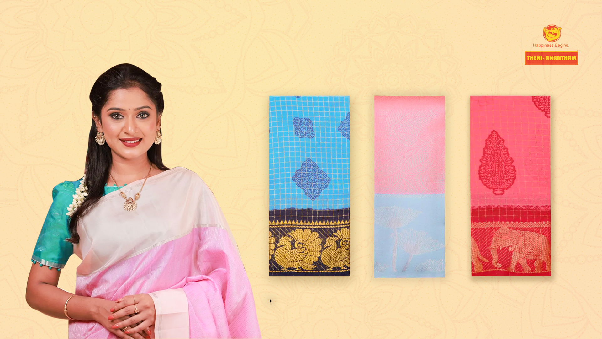Revamp your summer saree collection with Theni Anantham