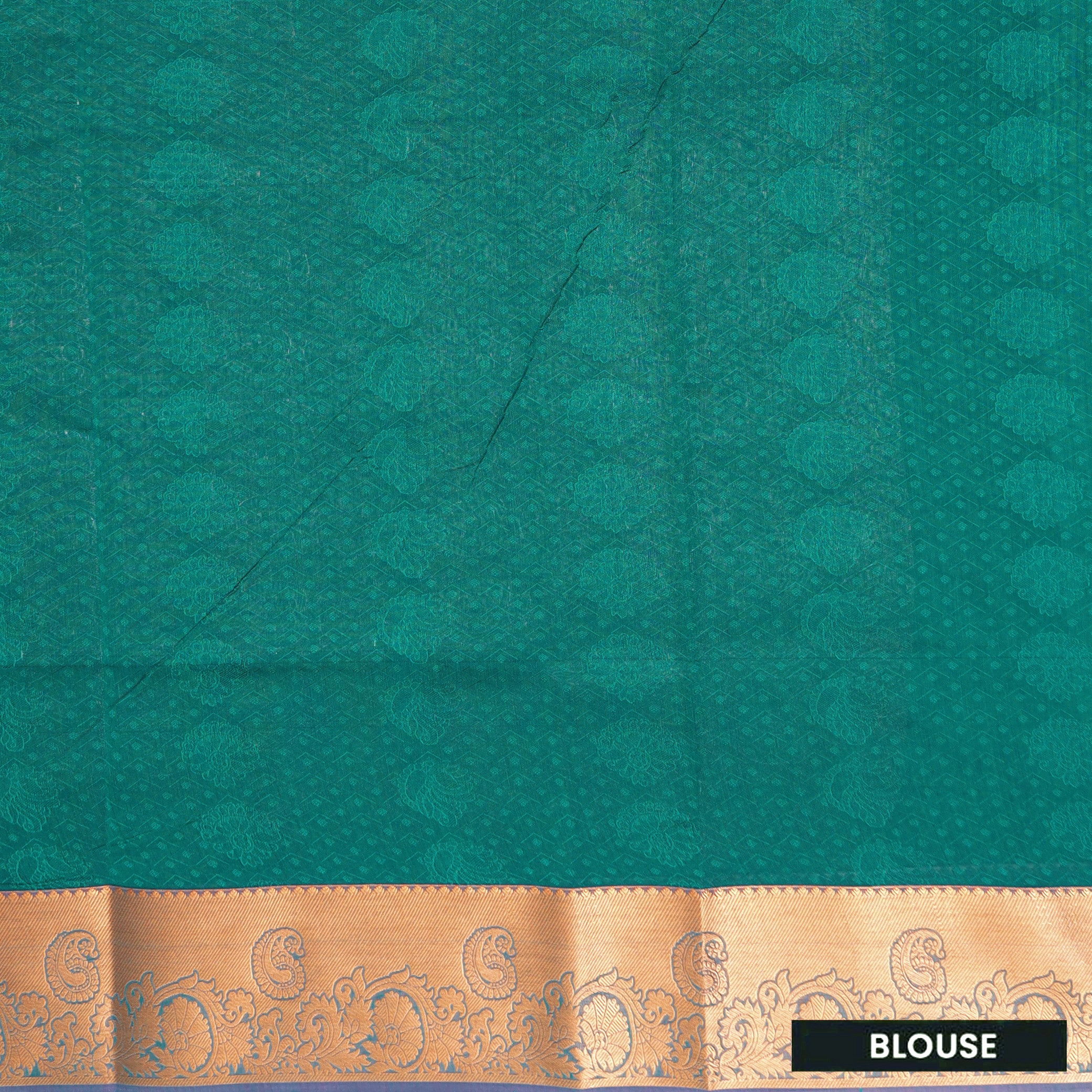 Maroon With Green Silk Cotton Saree