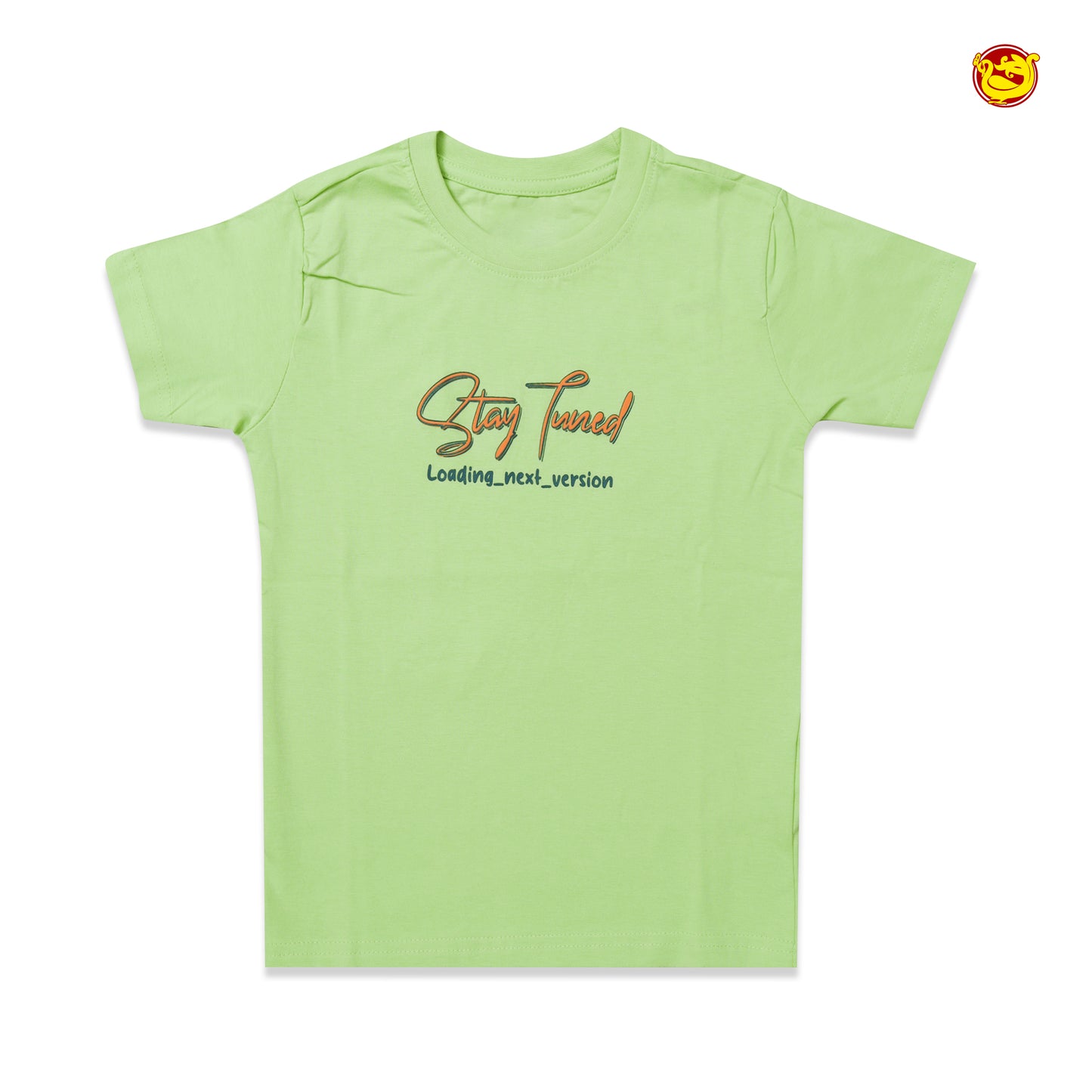Pista Green Colour Cotton Boys T-Shirt Summer Collection