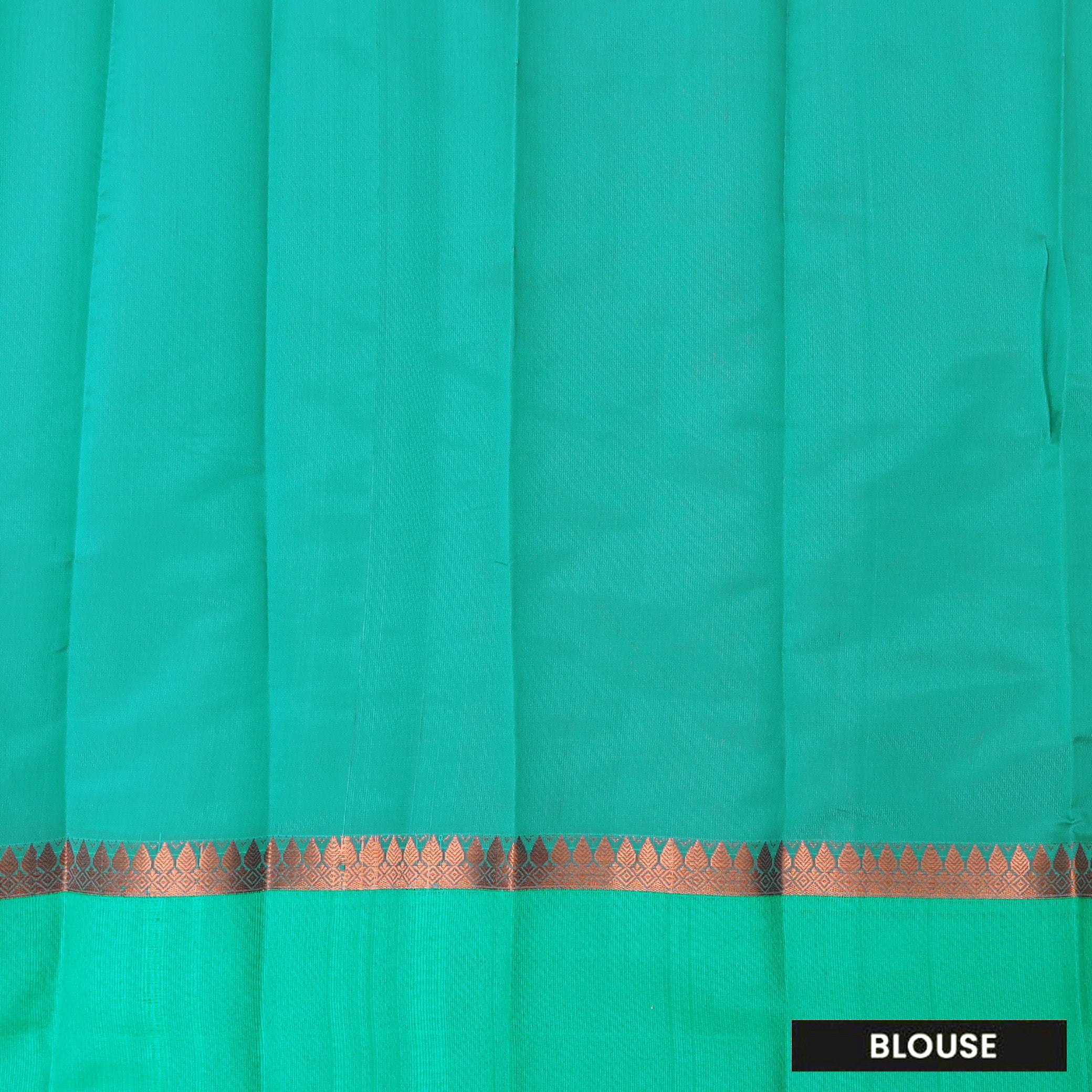 Light Yellow With Turquoise Border Silk Cotton Saree