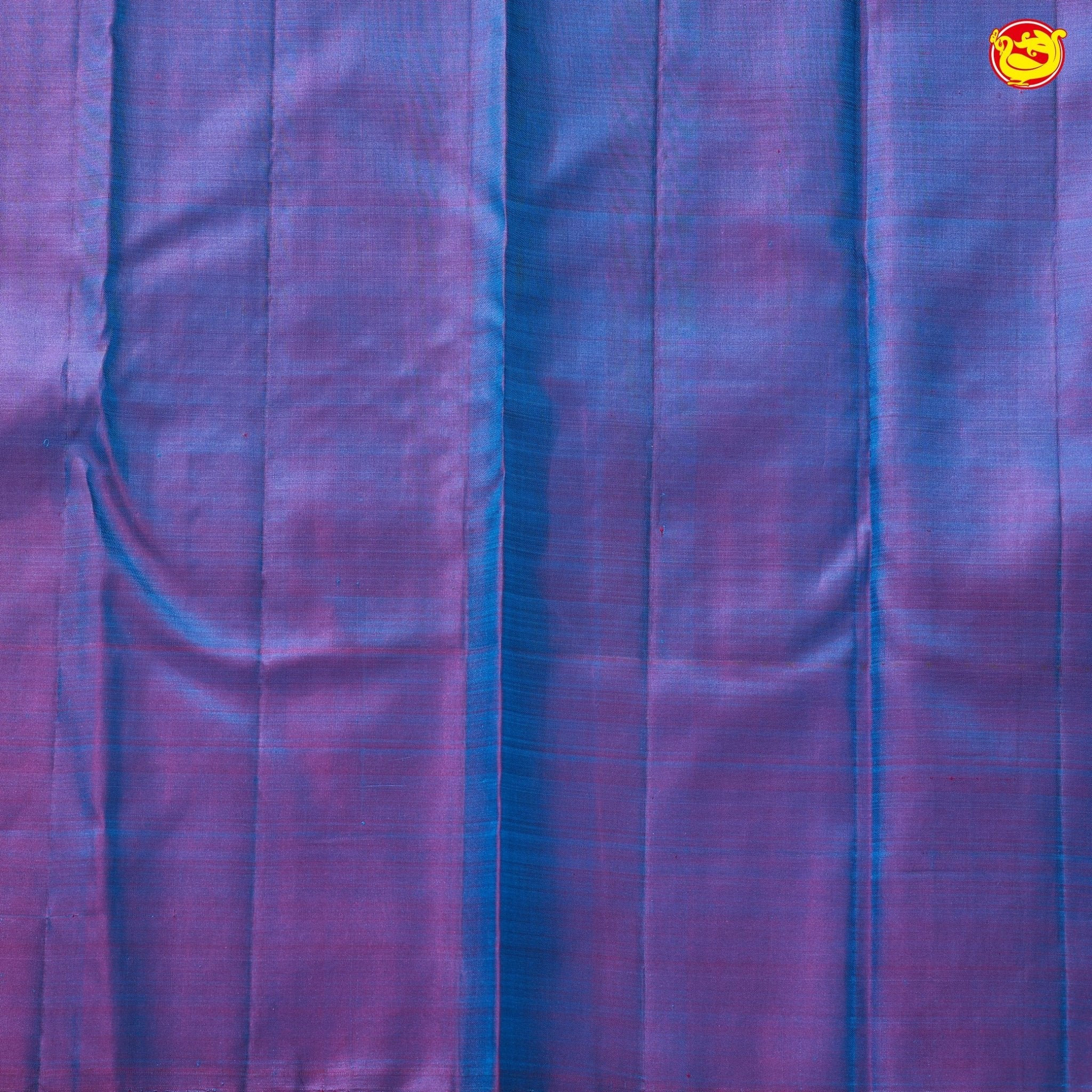 Light Sea Green with Purple Buttas Motifs Soft Silk Saree - Thenianantham