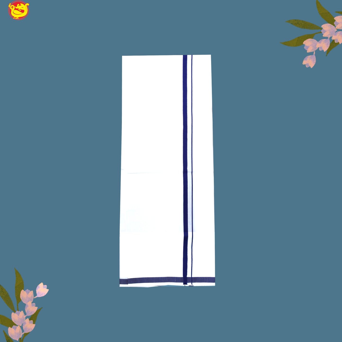 3 White Dhotis Combo Offer – Cotton Traditional Men’s Dhoti