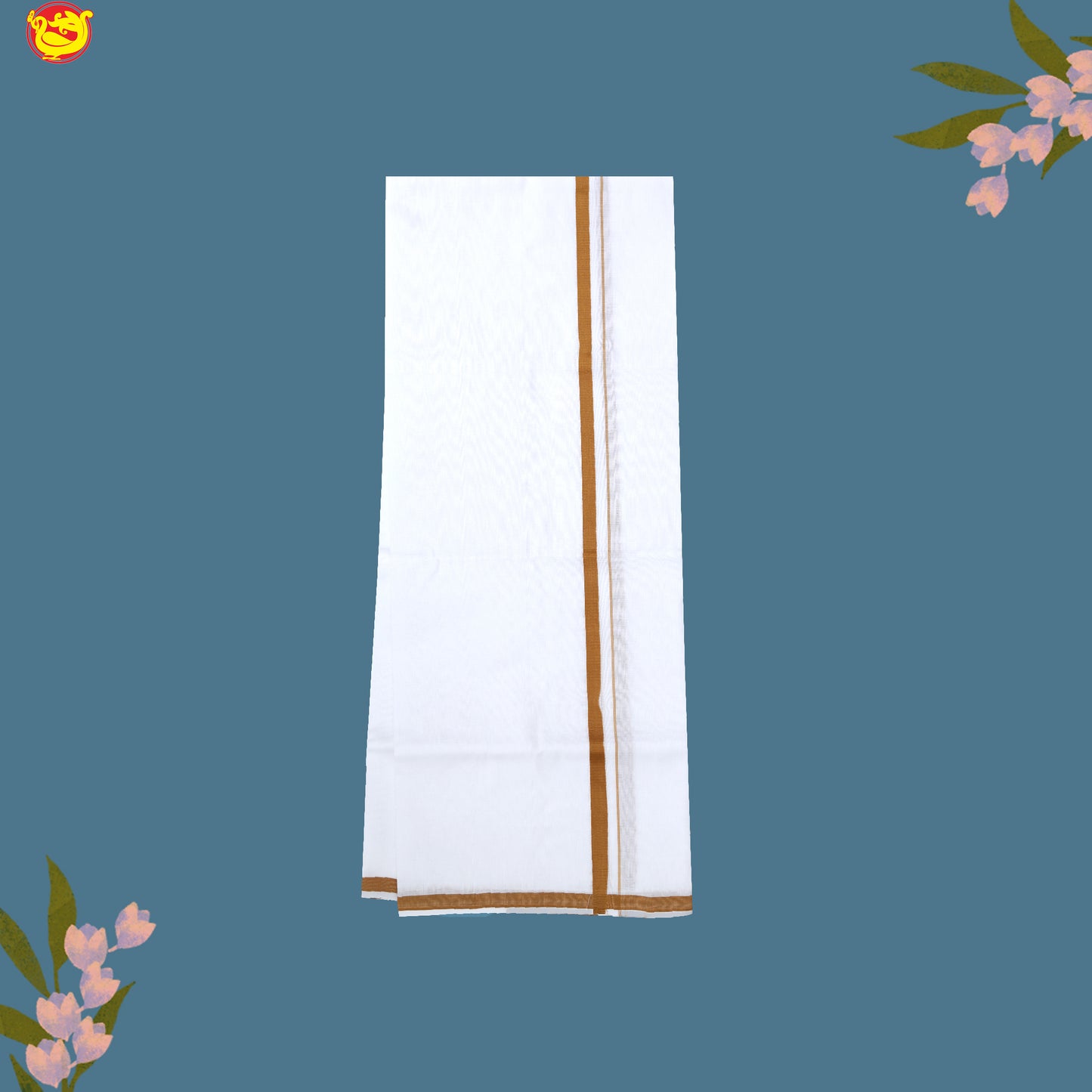 3 White Dhotis Combo Offer – Cotton Traditional Men’s Dhoti
