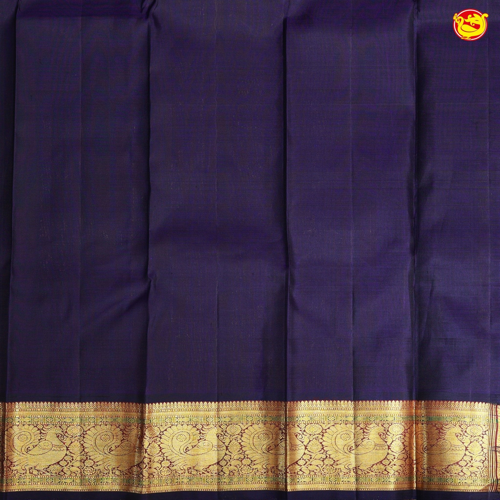 Royal Blue with Navy Blue Traditional Buttas Soft Silk Saree - Thenianantham