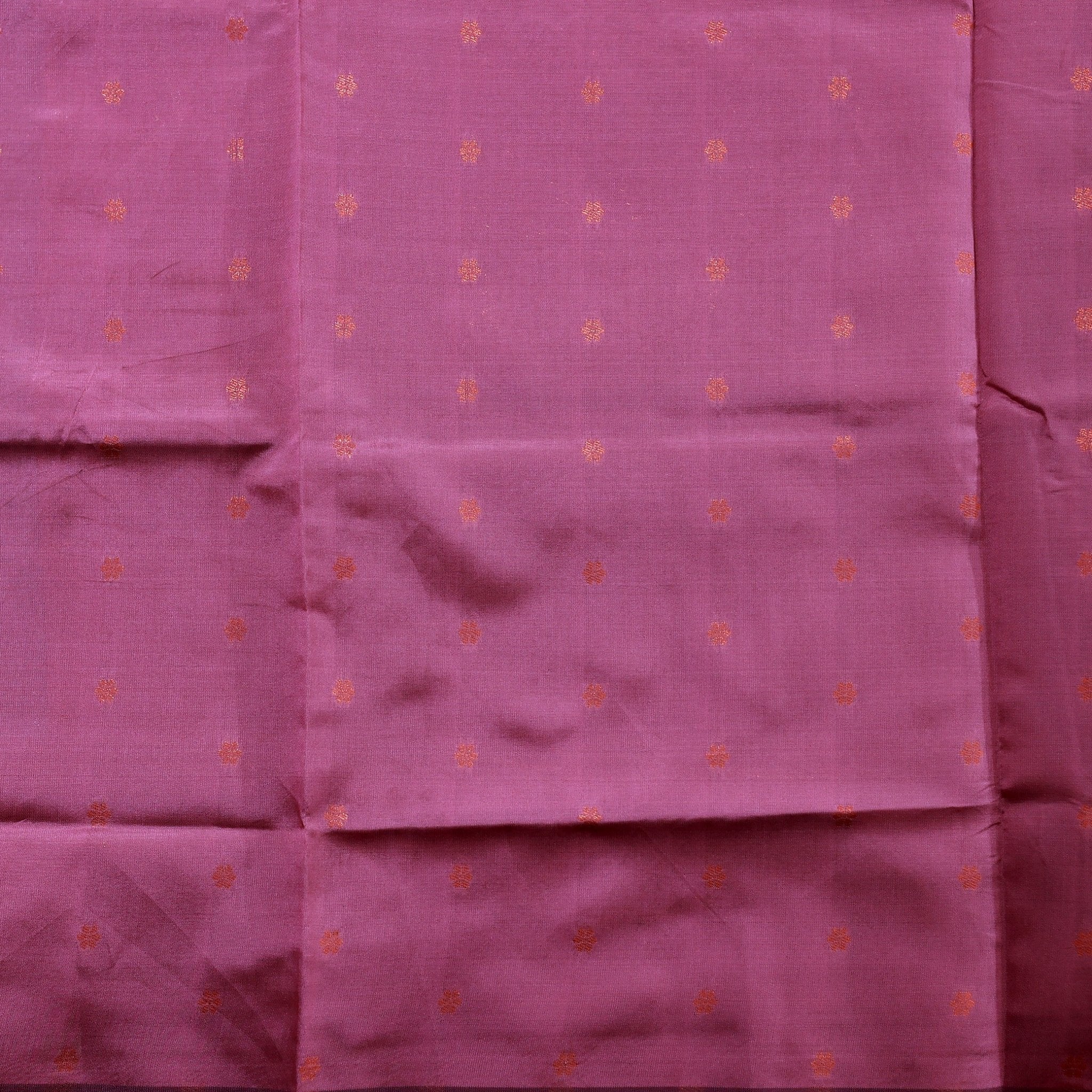 Grey with Copper with Maroon Border Kubera Silk Saree - Thenianantham