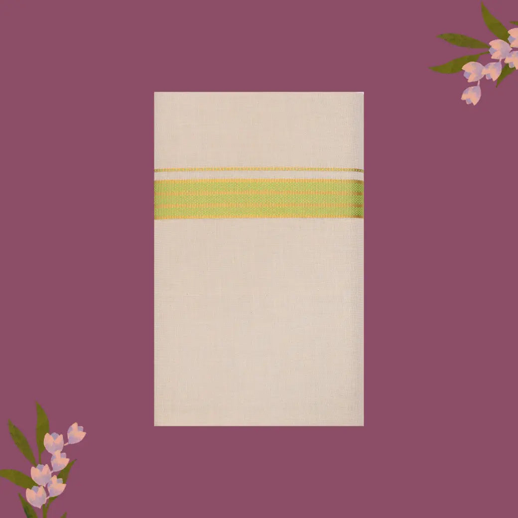Gold Tissue with Men’s Dhoti