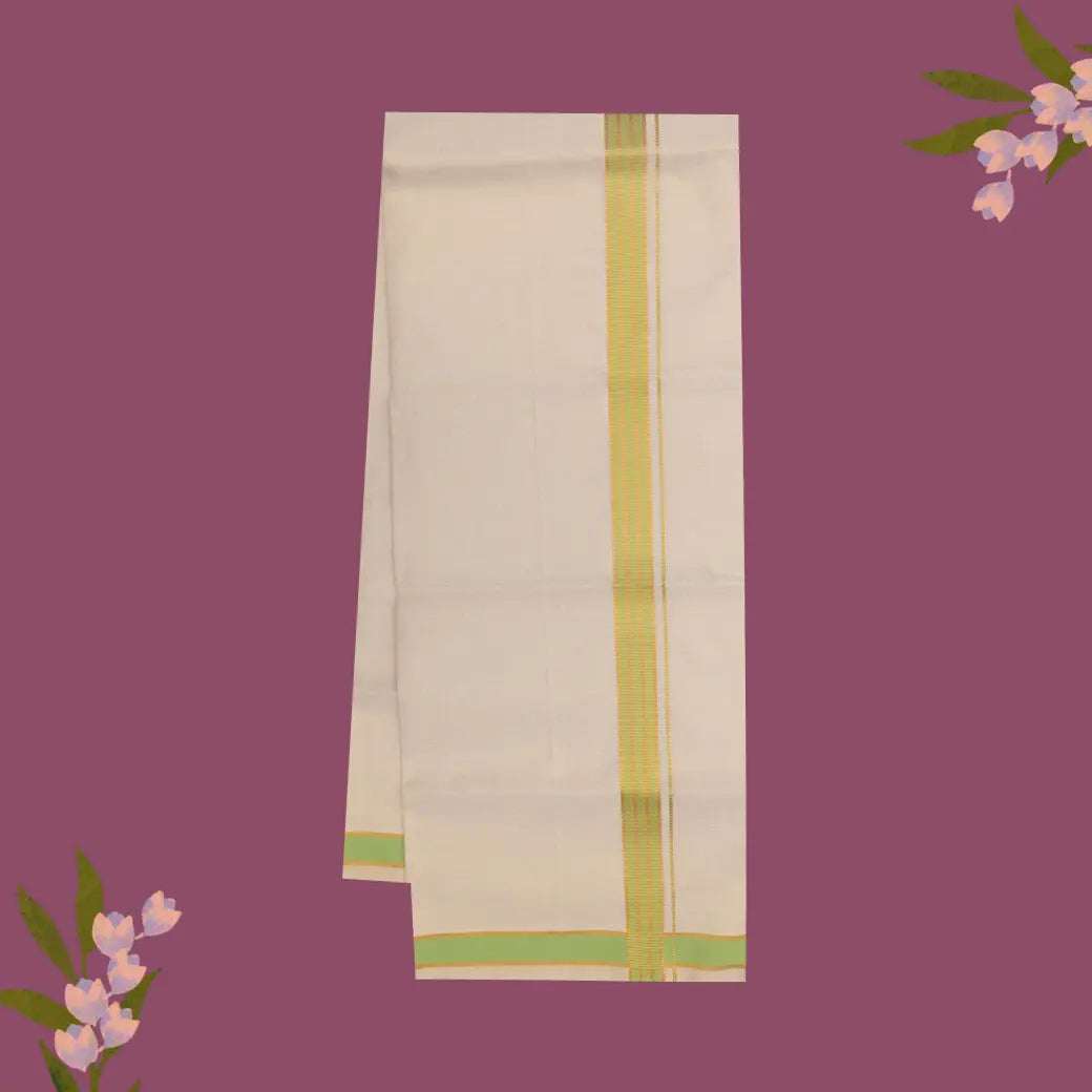 Gold Tissue with Men’s Dhoti