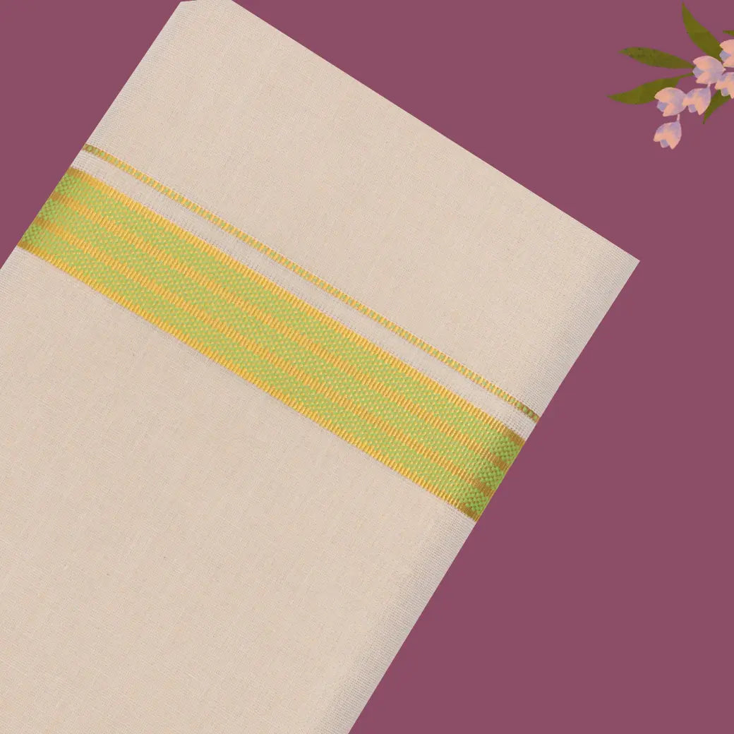 Gold Tissue with Men’s Dhoti