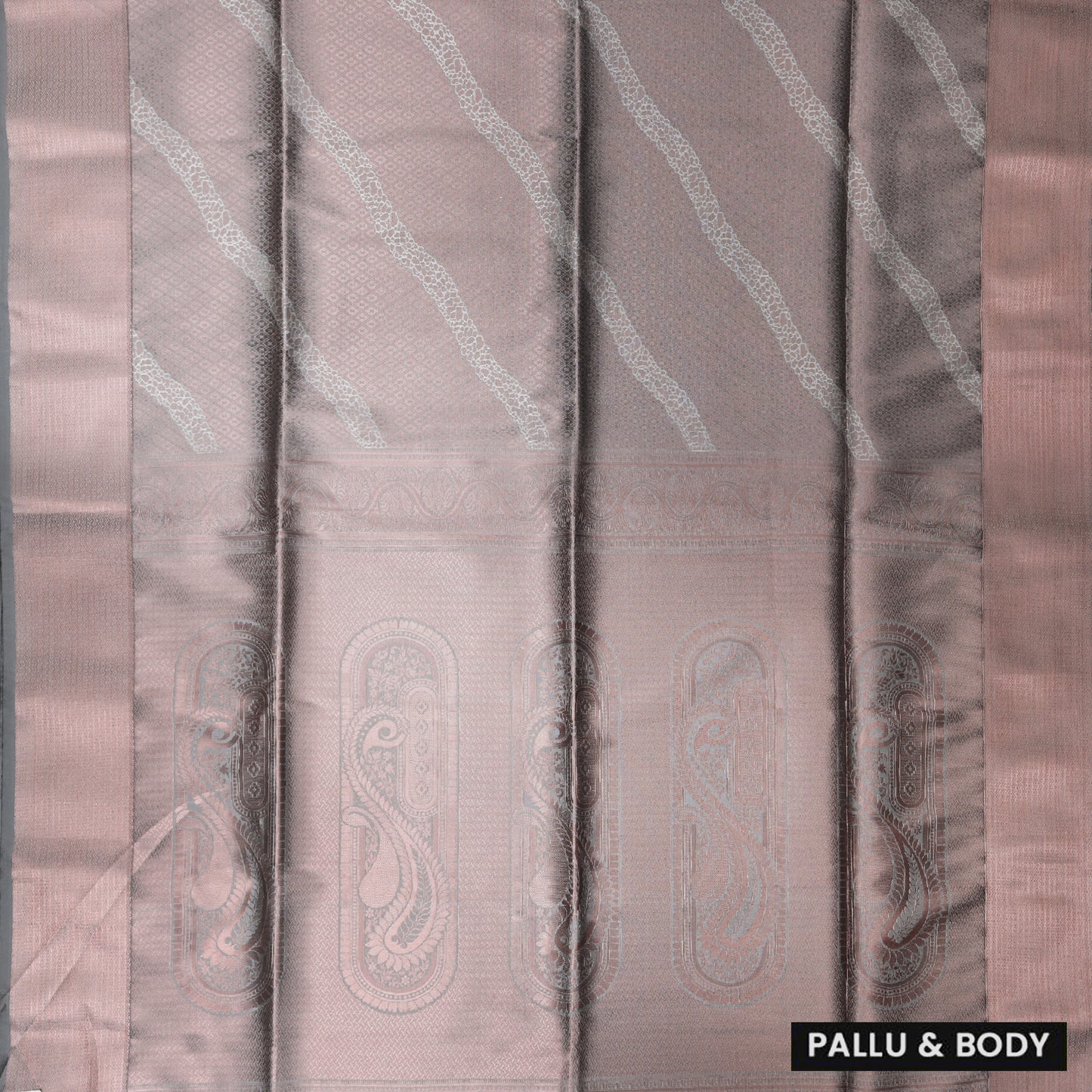 Grey Colour Soft Silk Saree
