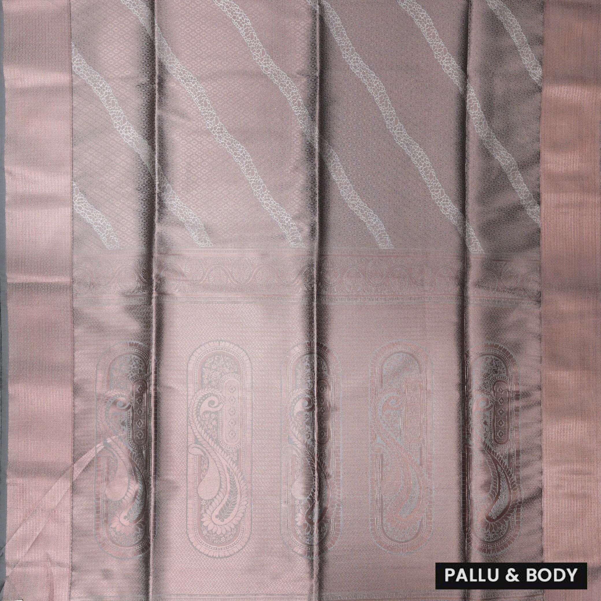 Grey Colour Soft Silk Saree