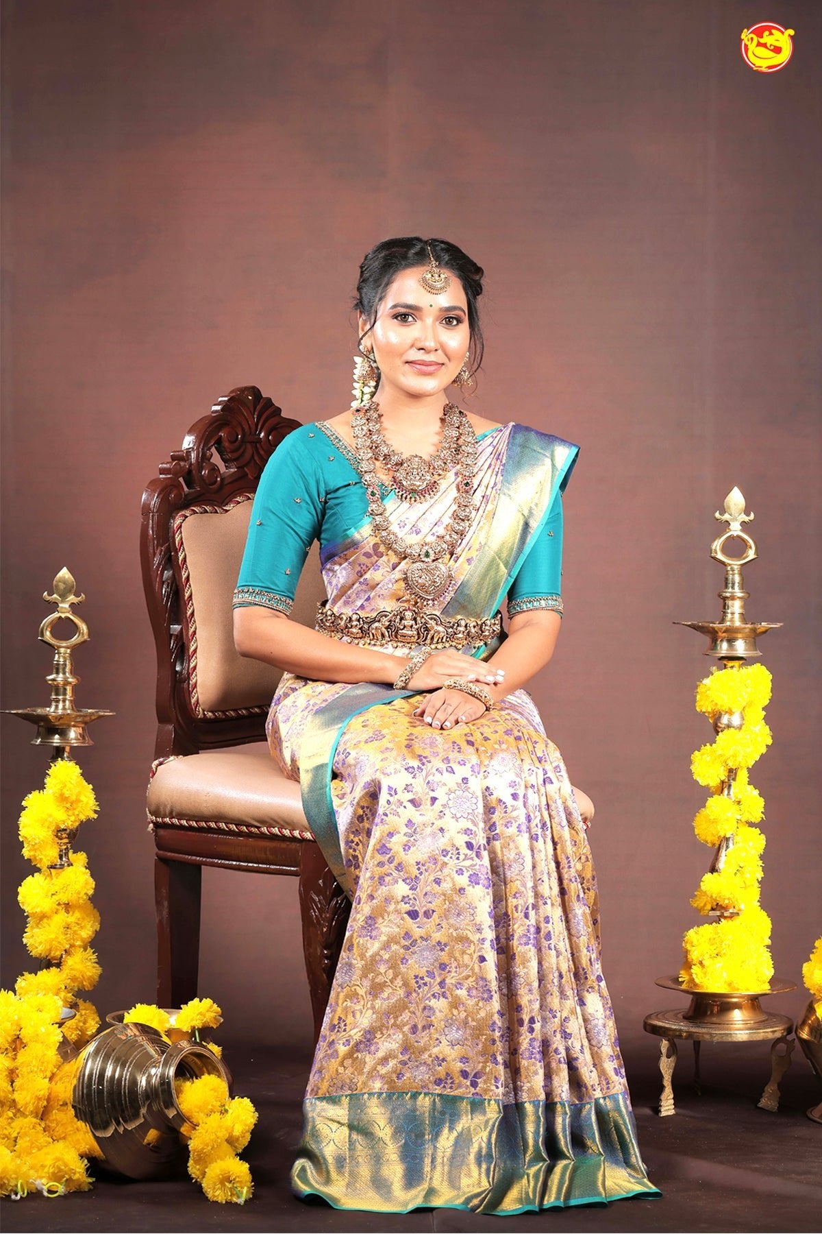 Peacock Blue Saree Bride Bridal Makeup Milan Design Bridal Sarees Peacock Blue Bridal Saree