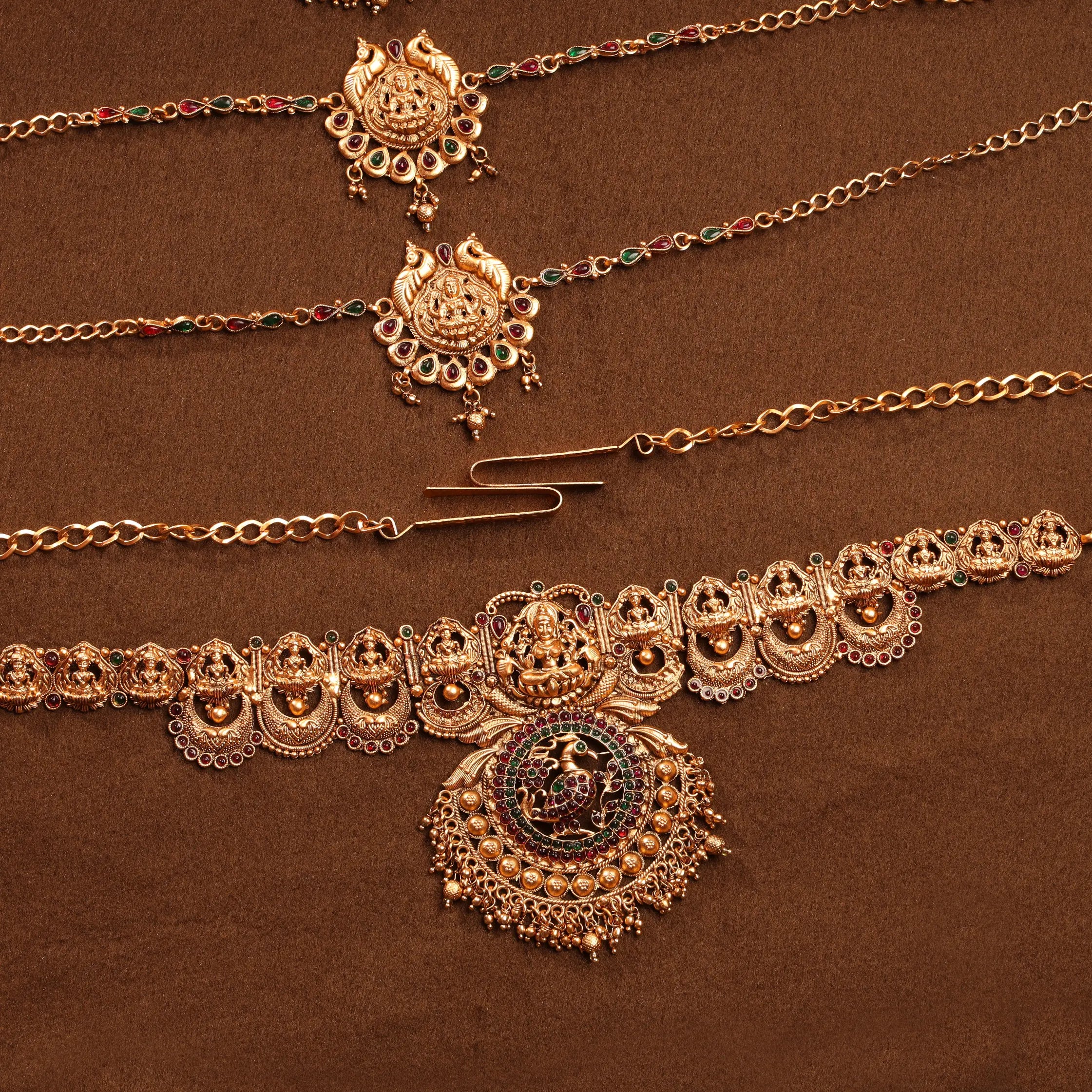 Antique Nakshi Full bridal set