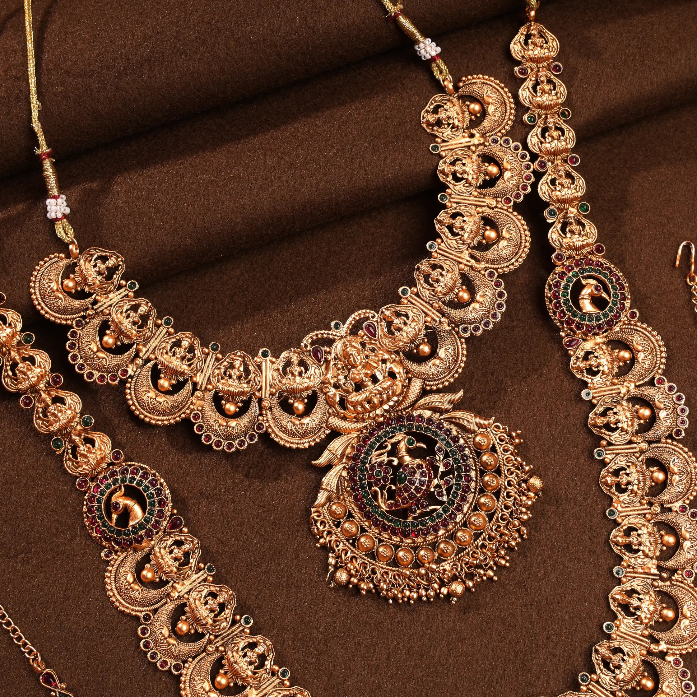 Antique Nakshi Full bridal set