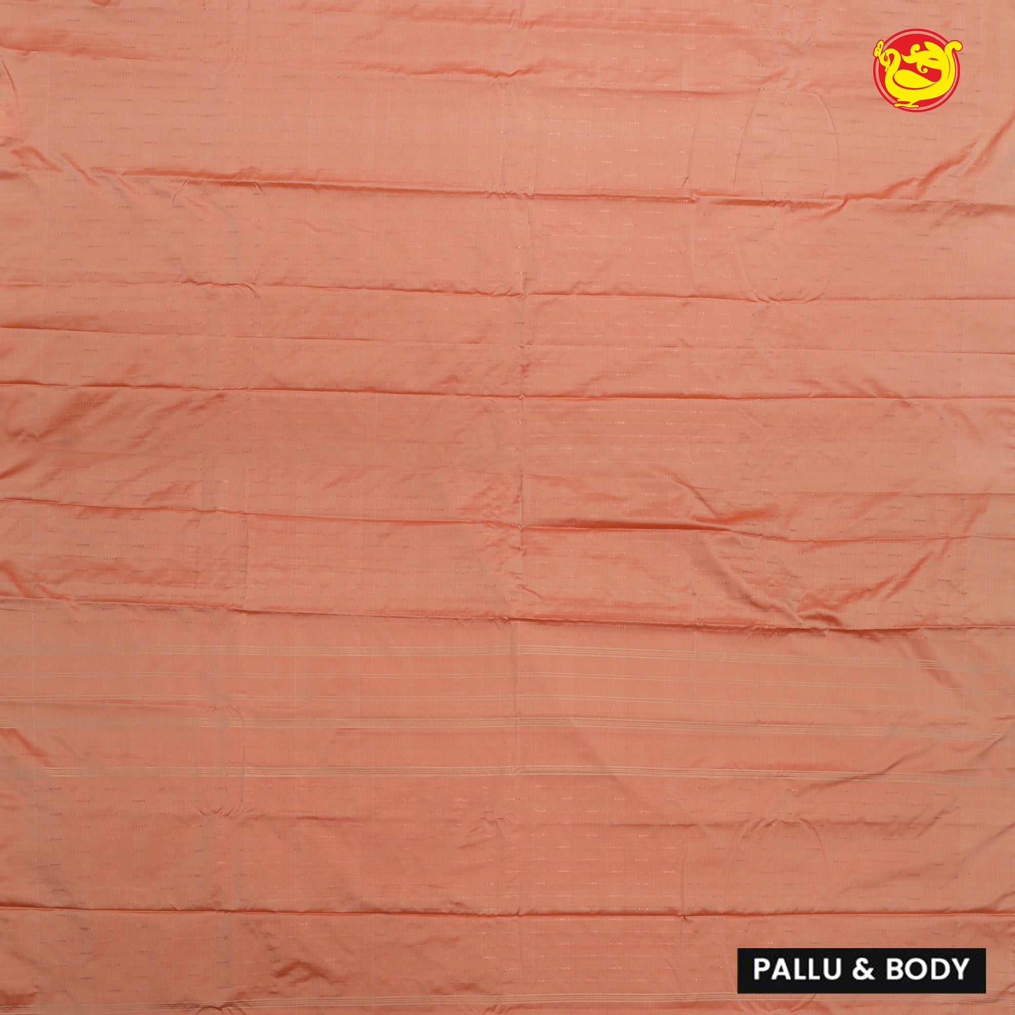 Dusty Orange Arani Fancy Silk Saree