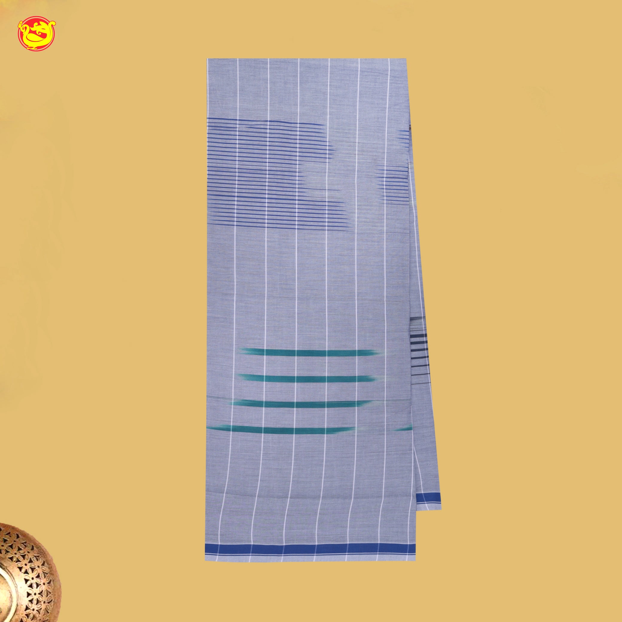 Men’s Checked Cotton Stitched Lungi