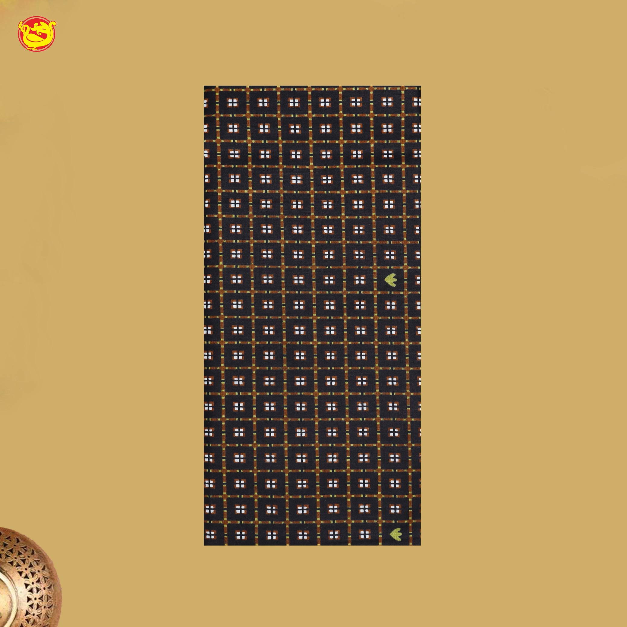Men’s Checked Cotton Stitched Lungi