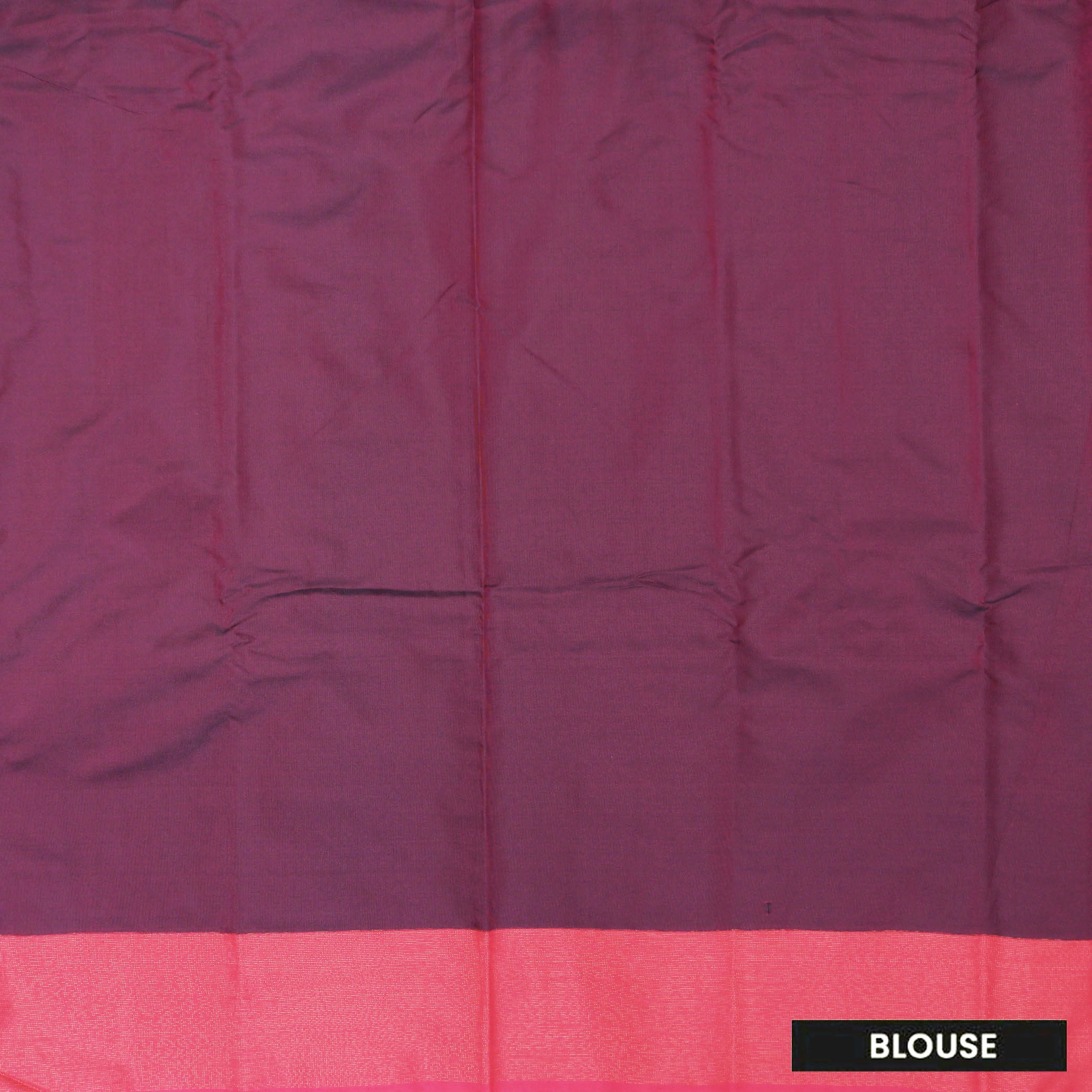 Medium Blue with Pink Arani Silk Saree