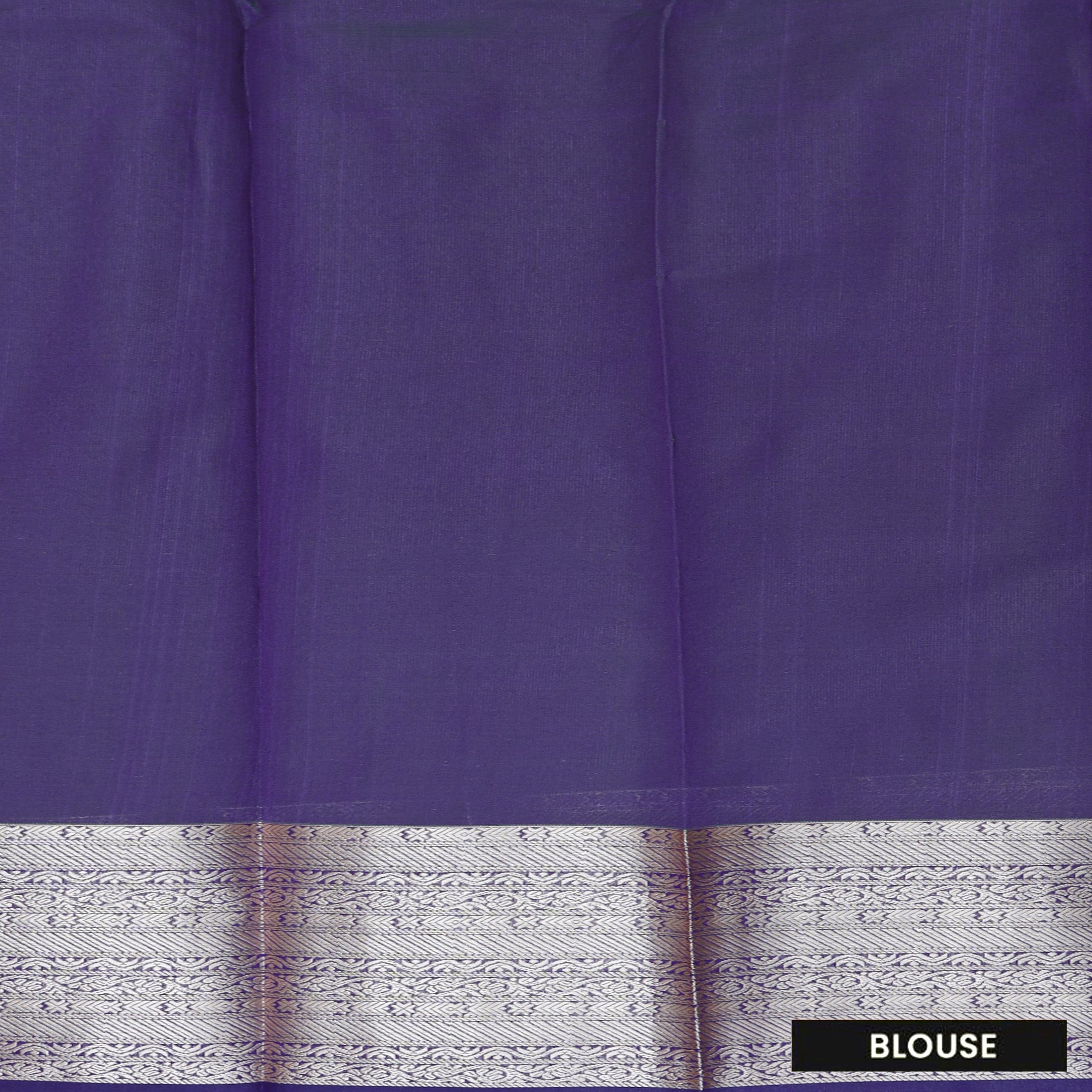 Creen With Purple Silk Cotton Saree