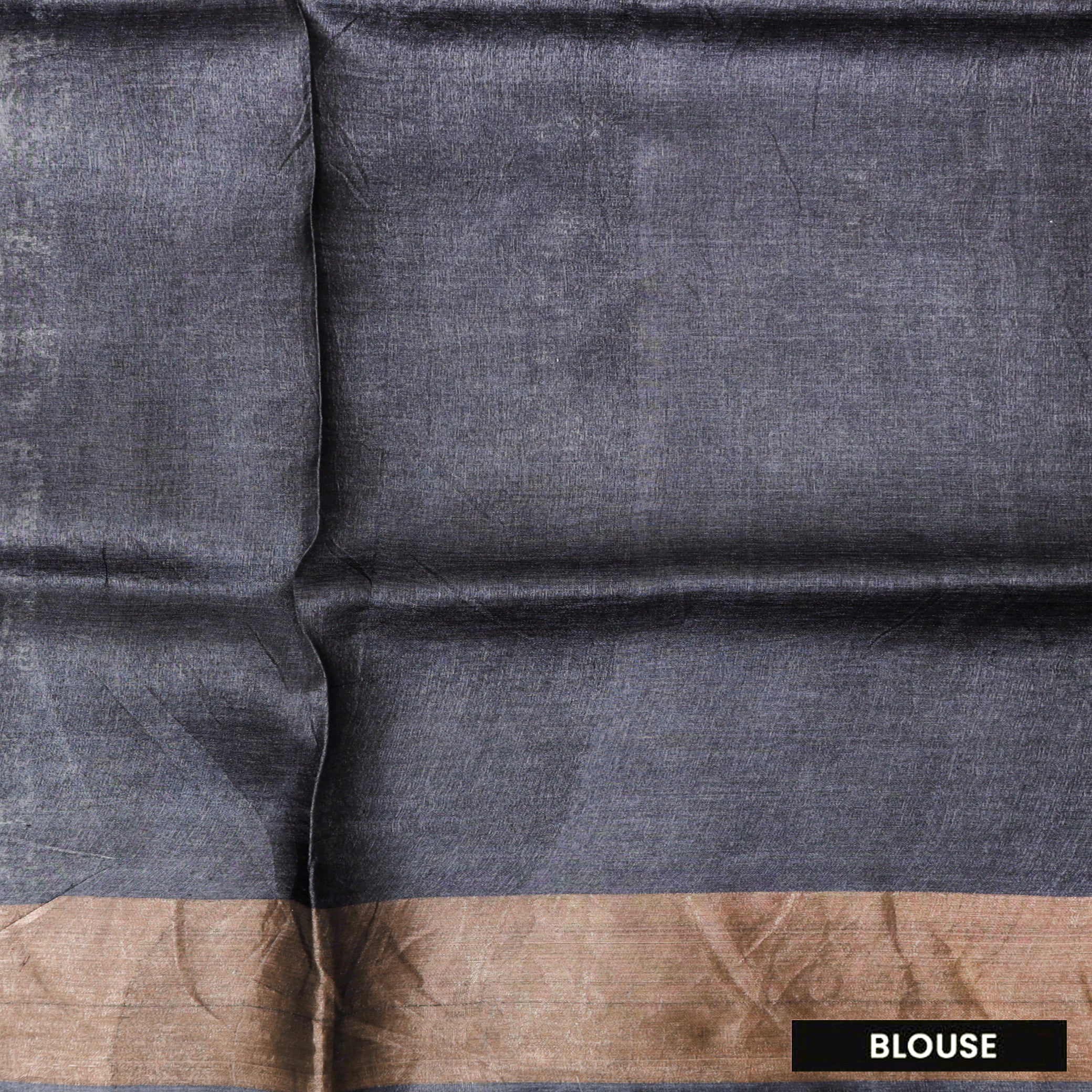 Pure Tussar Silk Saree White and Grey Shade With Floral Design and Painted Prints and Zari Woven Border