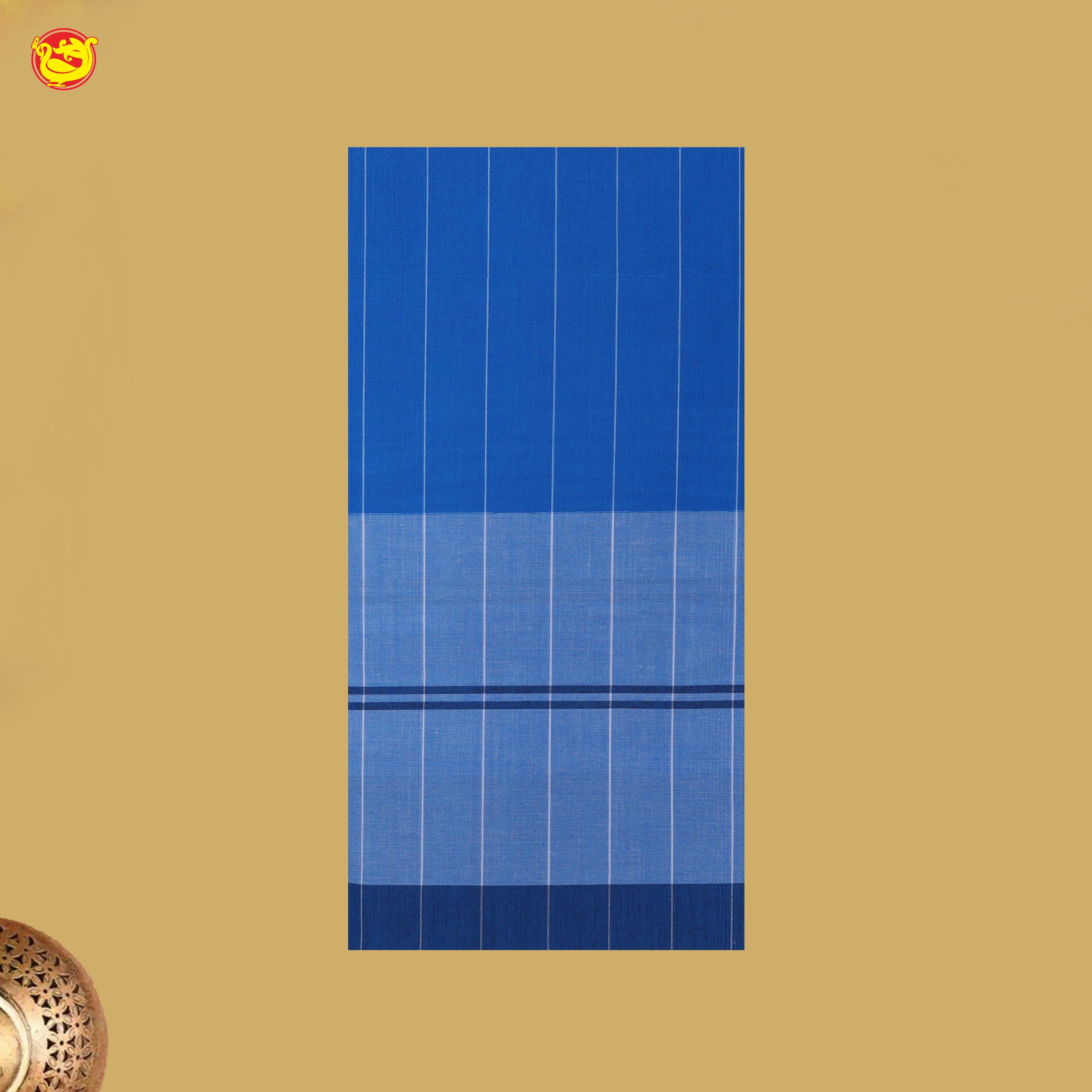 Men’s Checked Cotton Stitched Lungi