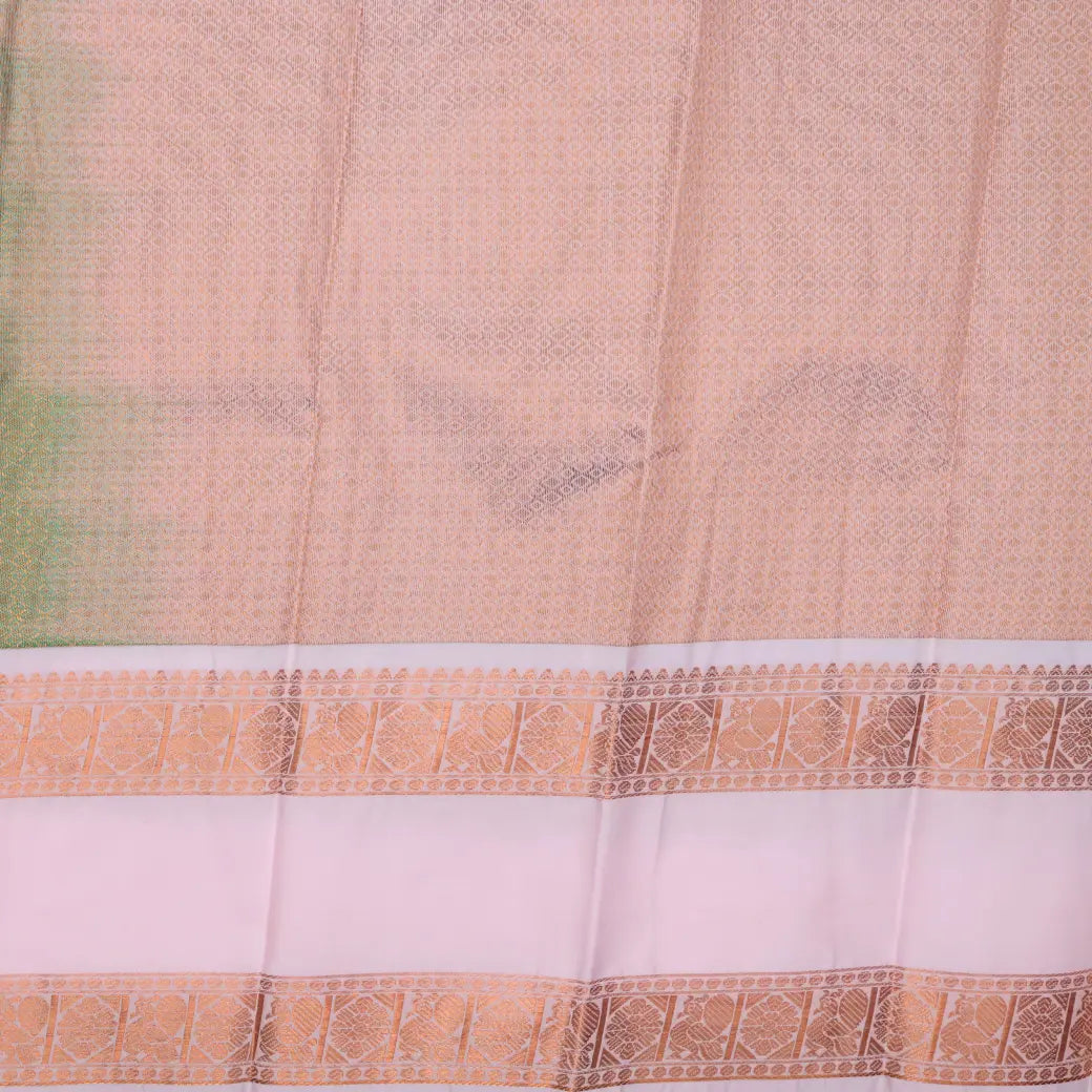 Green with Light Baby Pink Art Silk Saree