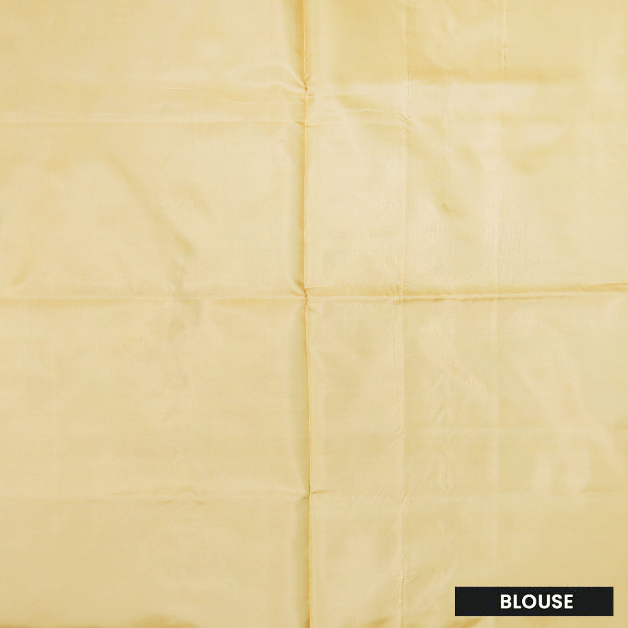 Grey With Yellow Pallu Banana Pith Saree With Running Blouse