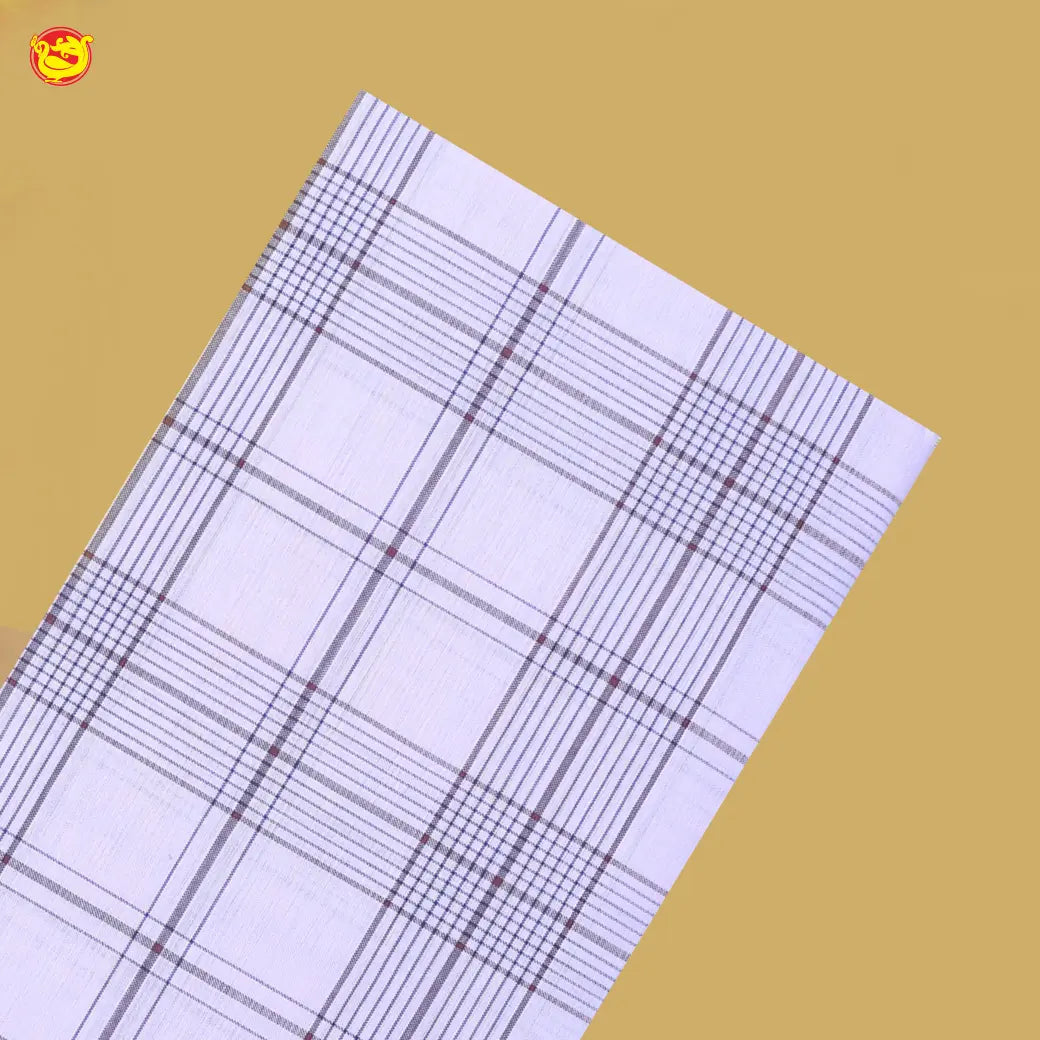 Men’s Checked Cotton Stitched Lungi