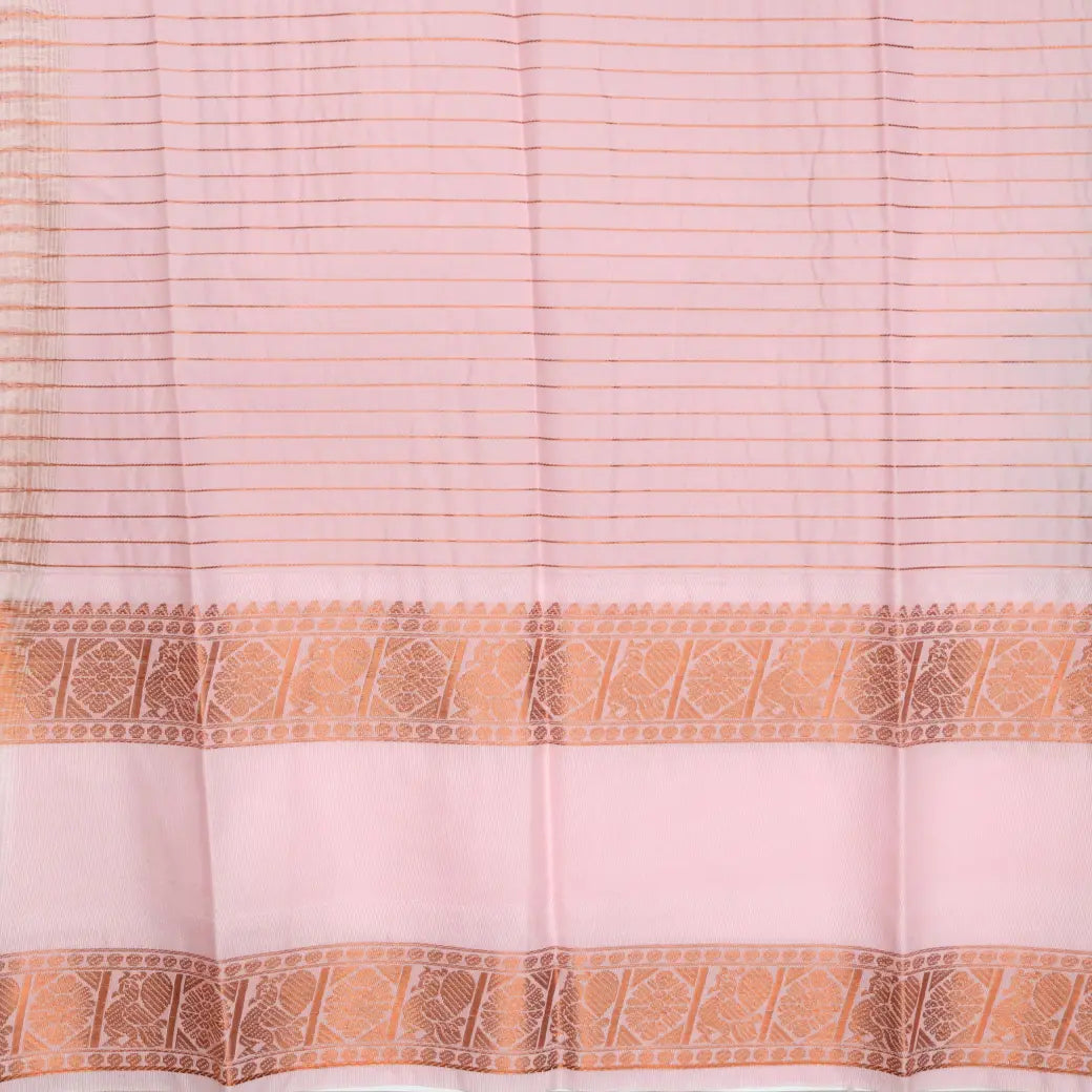 Green with Light Baby Pink Art Silk Saree