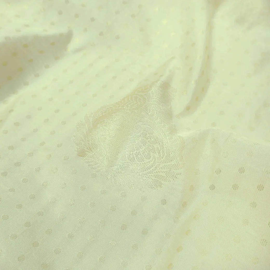 Off white with Blue Vairasoosi Soft Silk Saree