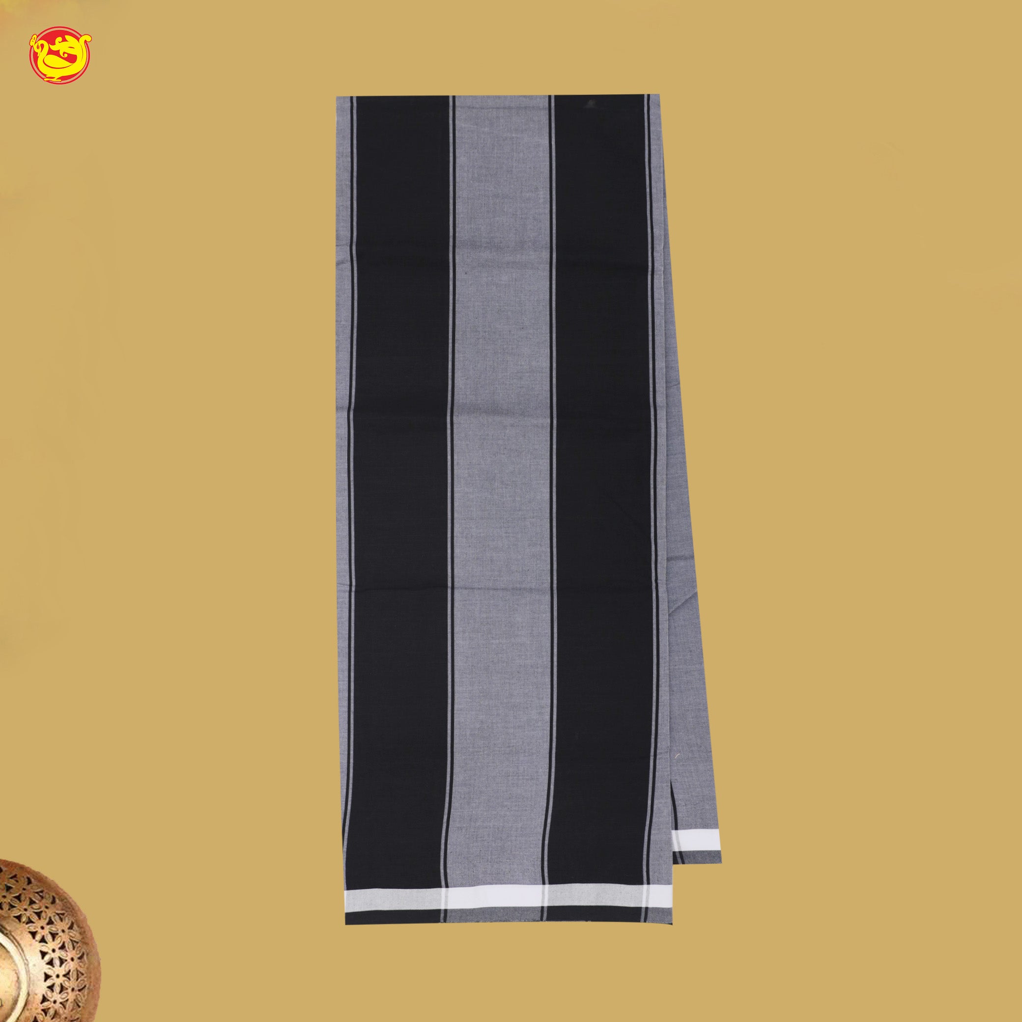 Men’s Checked Cotton Stitched Lungi