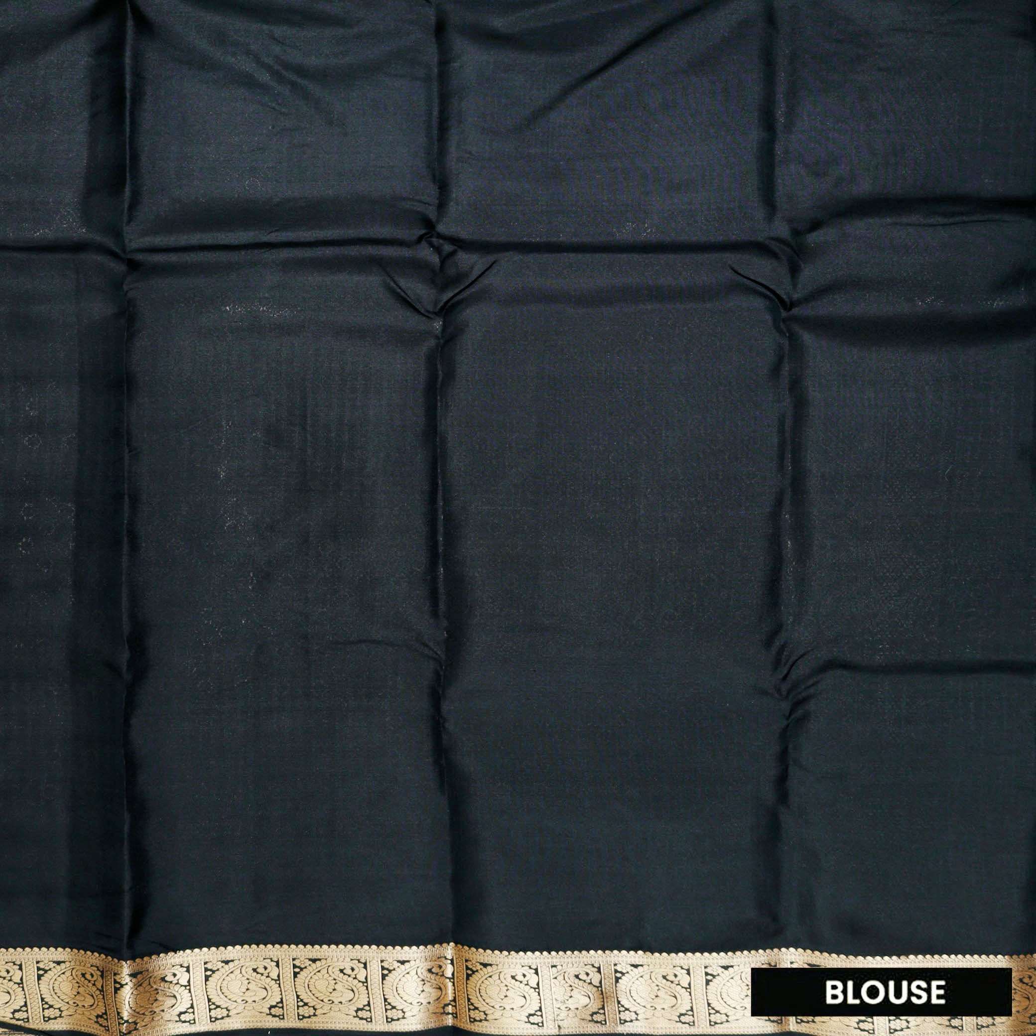 Block Colour Gold Zari Border Yuvana Semi Soft Silk Saree