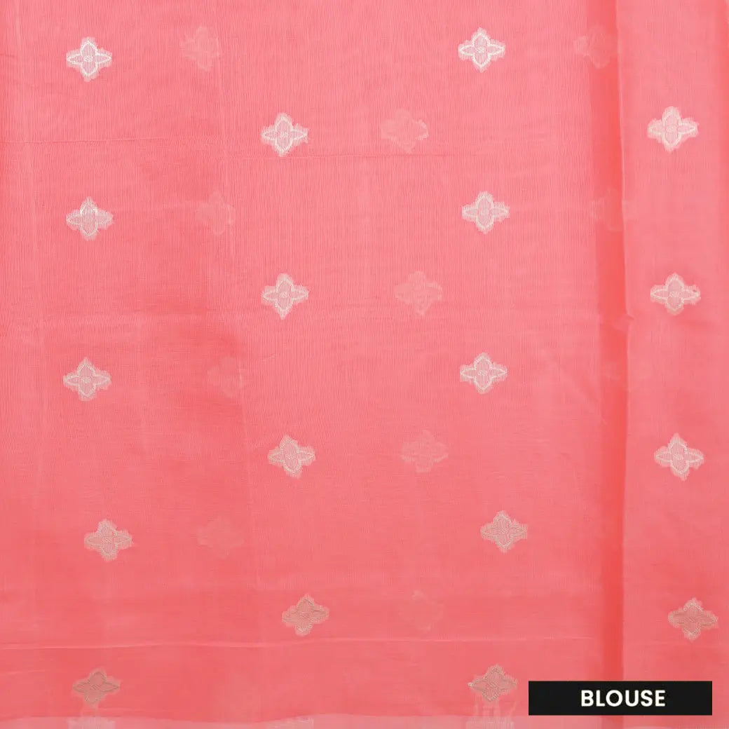 Rose Pink Colour Fancy Weaving Saree