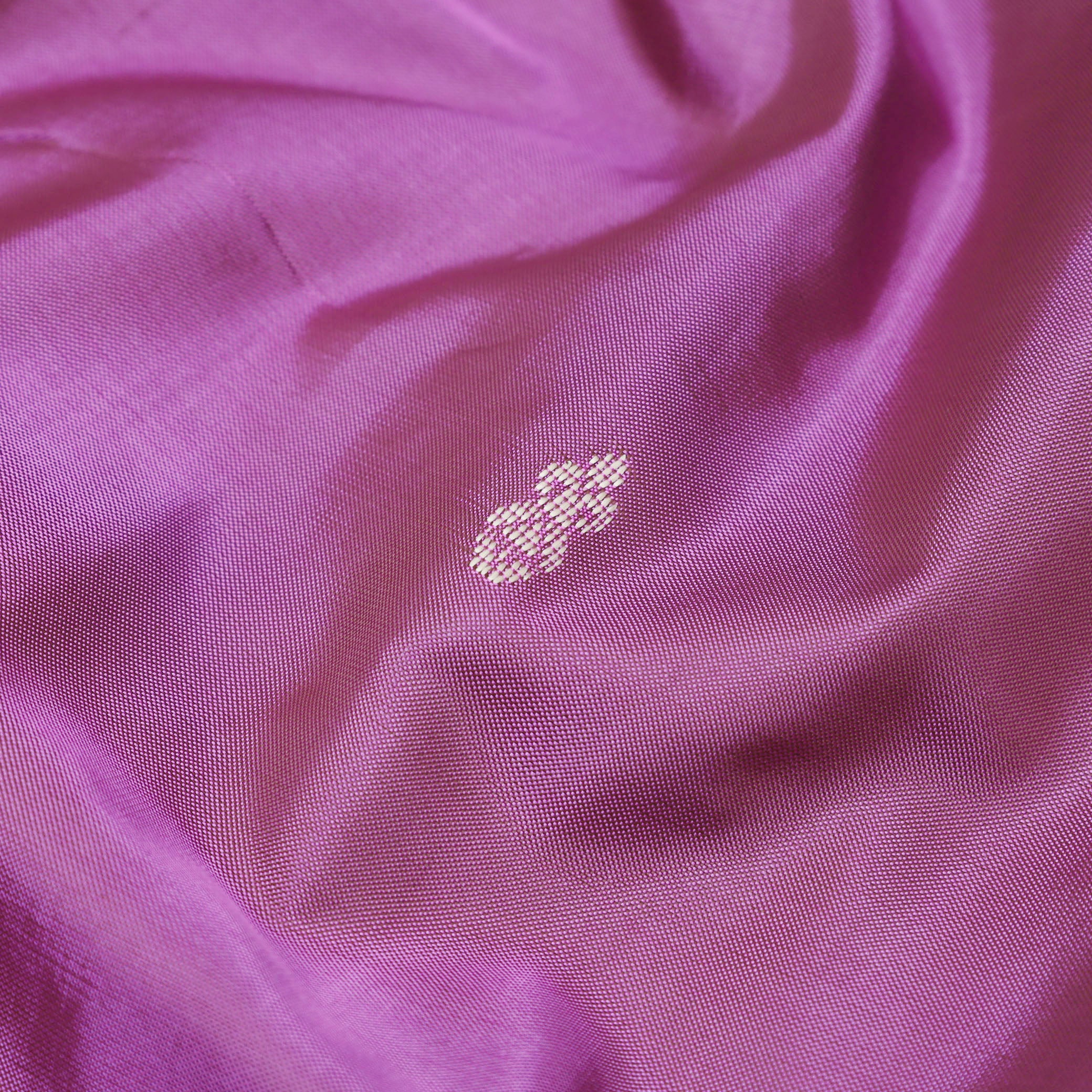 Grape With Lime Light Brown Pallu Banana Pith Saree With Running Blouse
