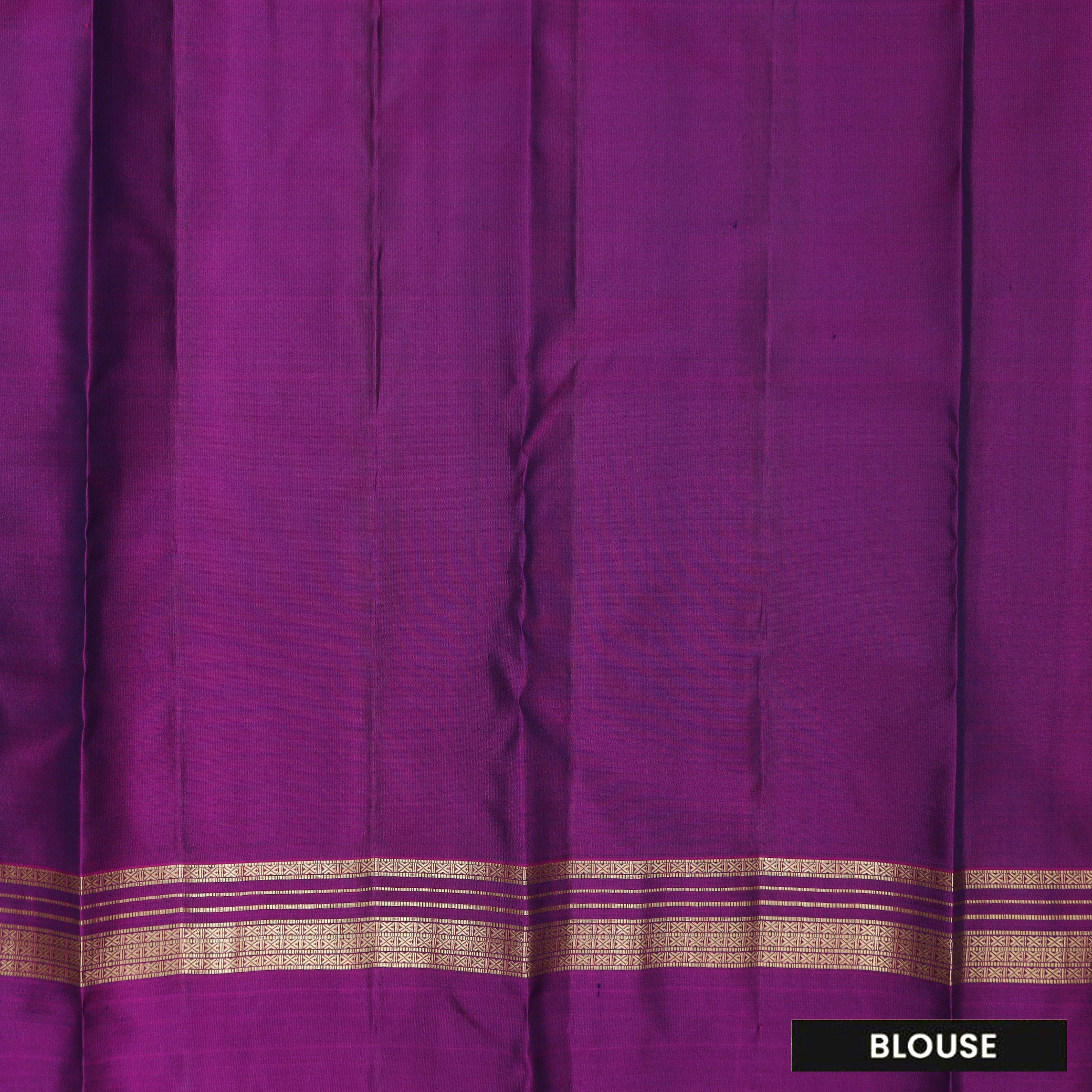 Ink Blue With Purple Gold Zari Yuvana Semi Soft Silk Saree