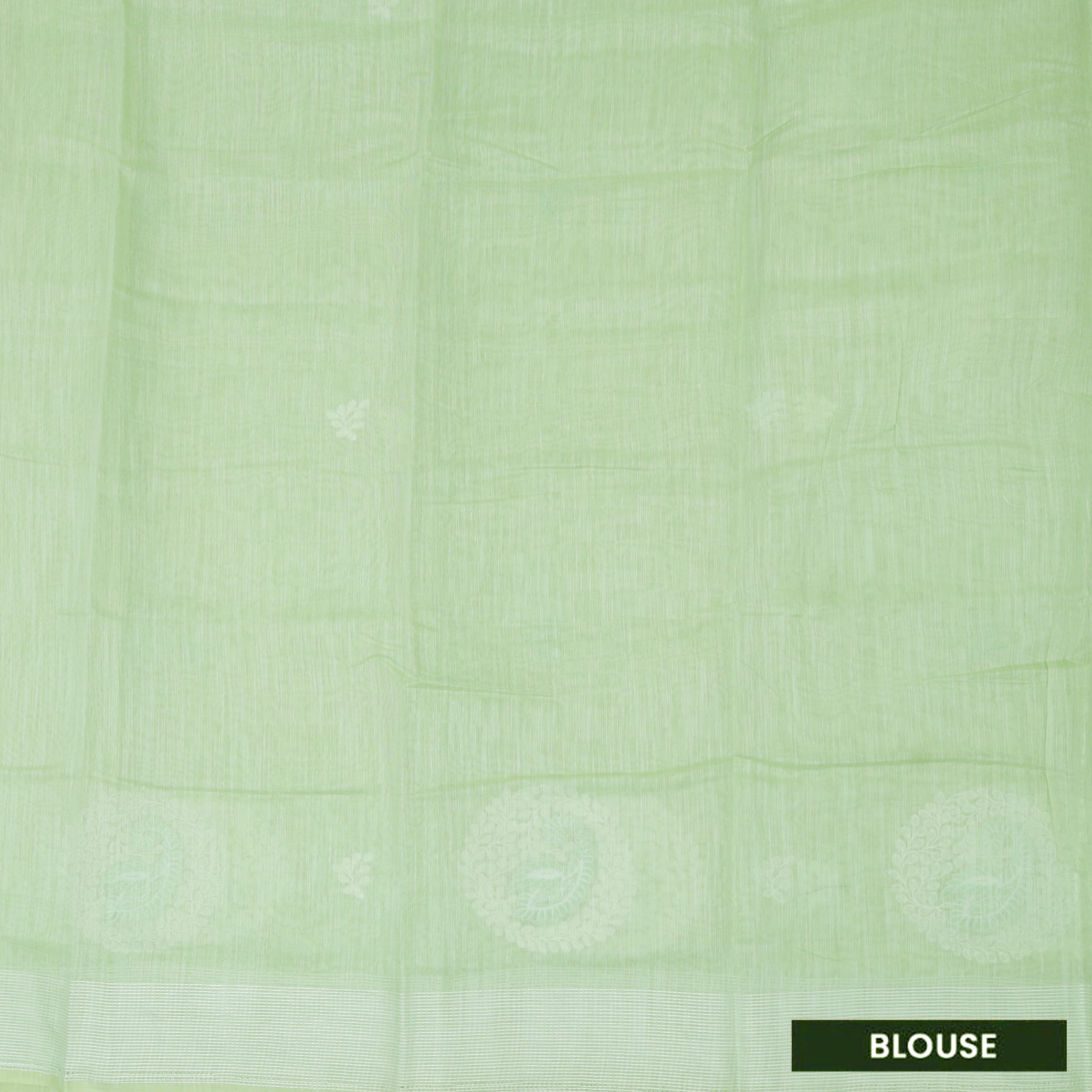 Green Color Linen Cotton Saree