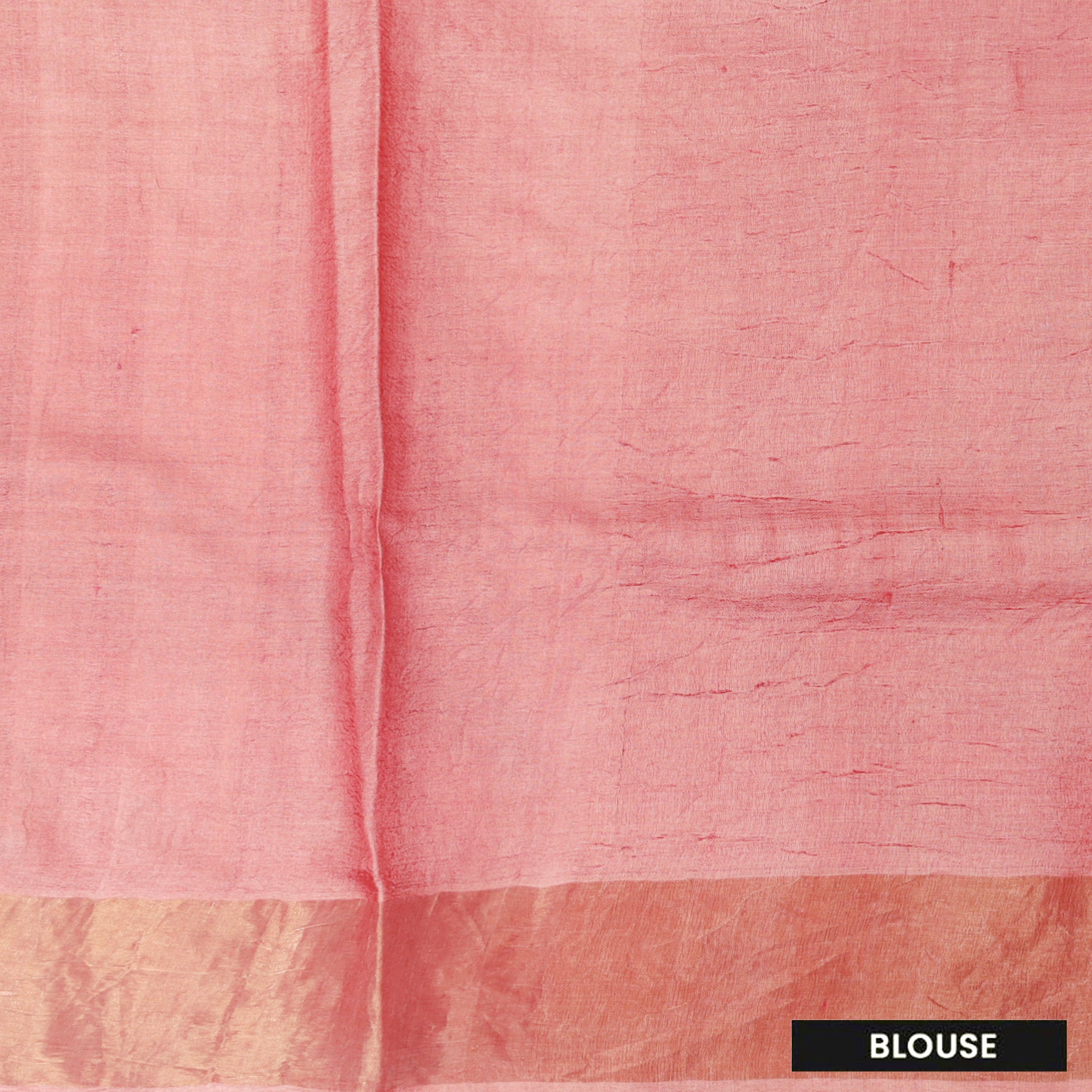 Pure Tussar Silk Saree Multi With Floral Design and Painted Prints and Zari Woven Border