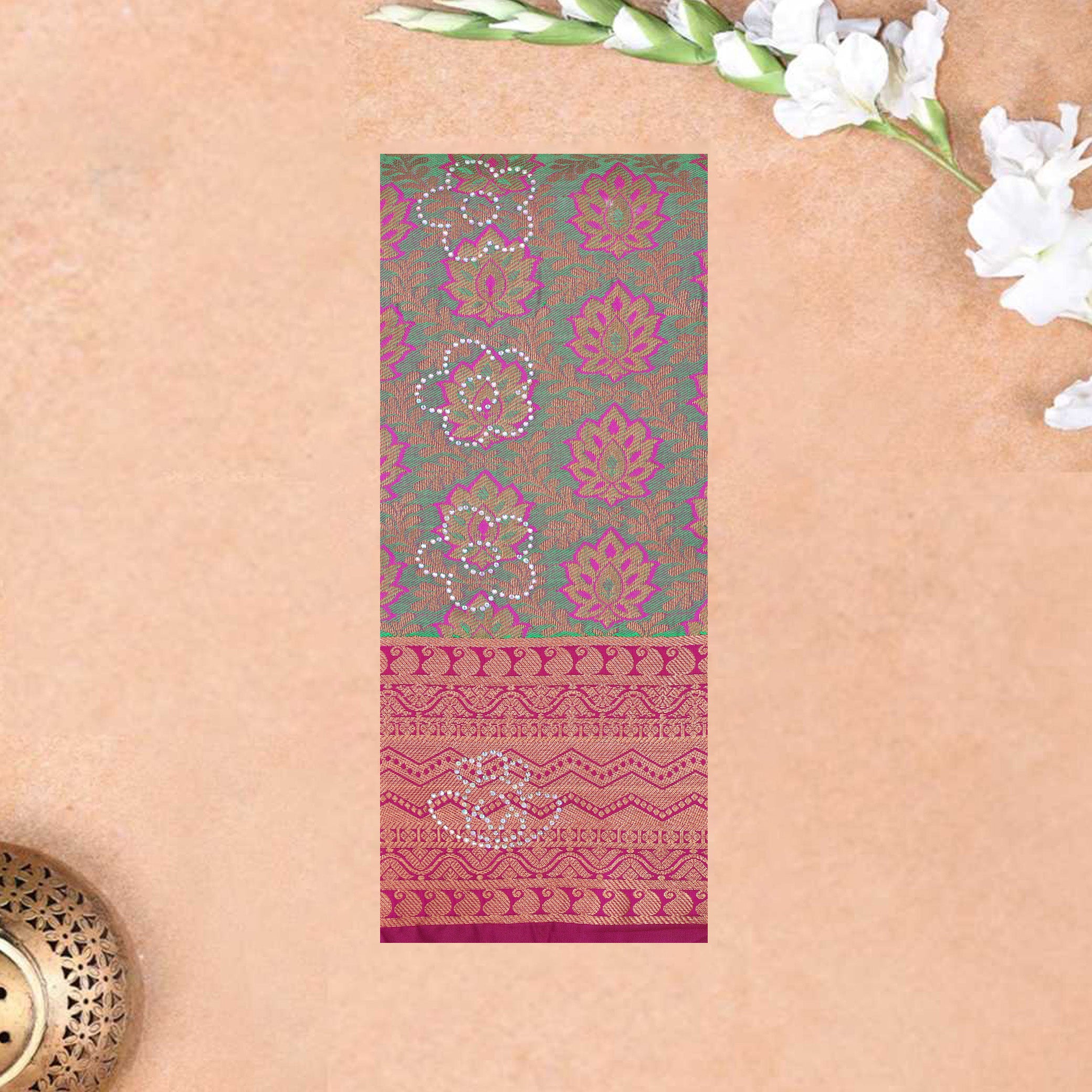 Multi Colour Art Silk Saree