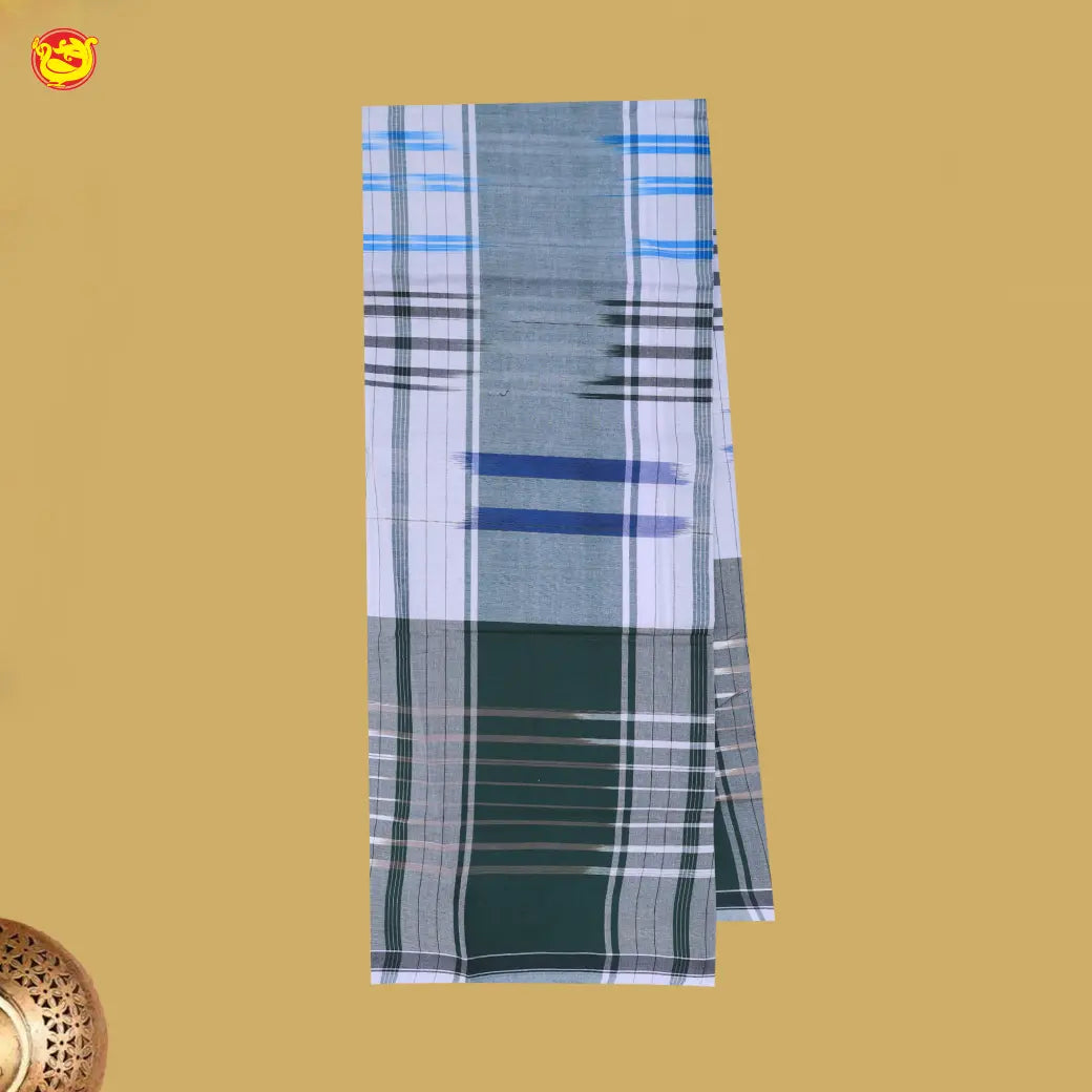 Men’s Checked Cotton Stitched Lungi