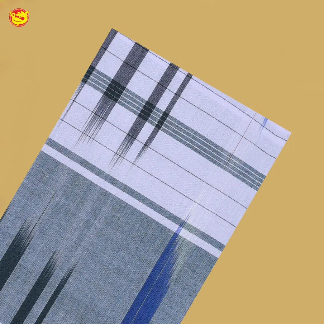 Men’s Checked Cotton Stitched Lungi