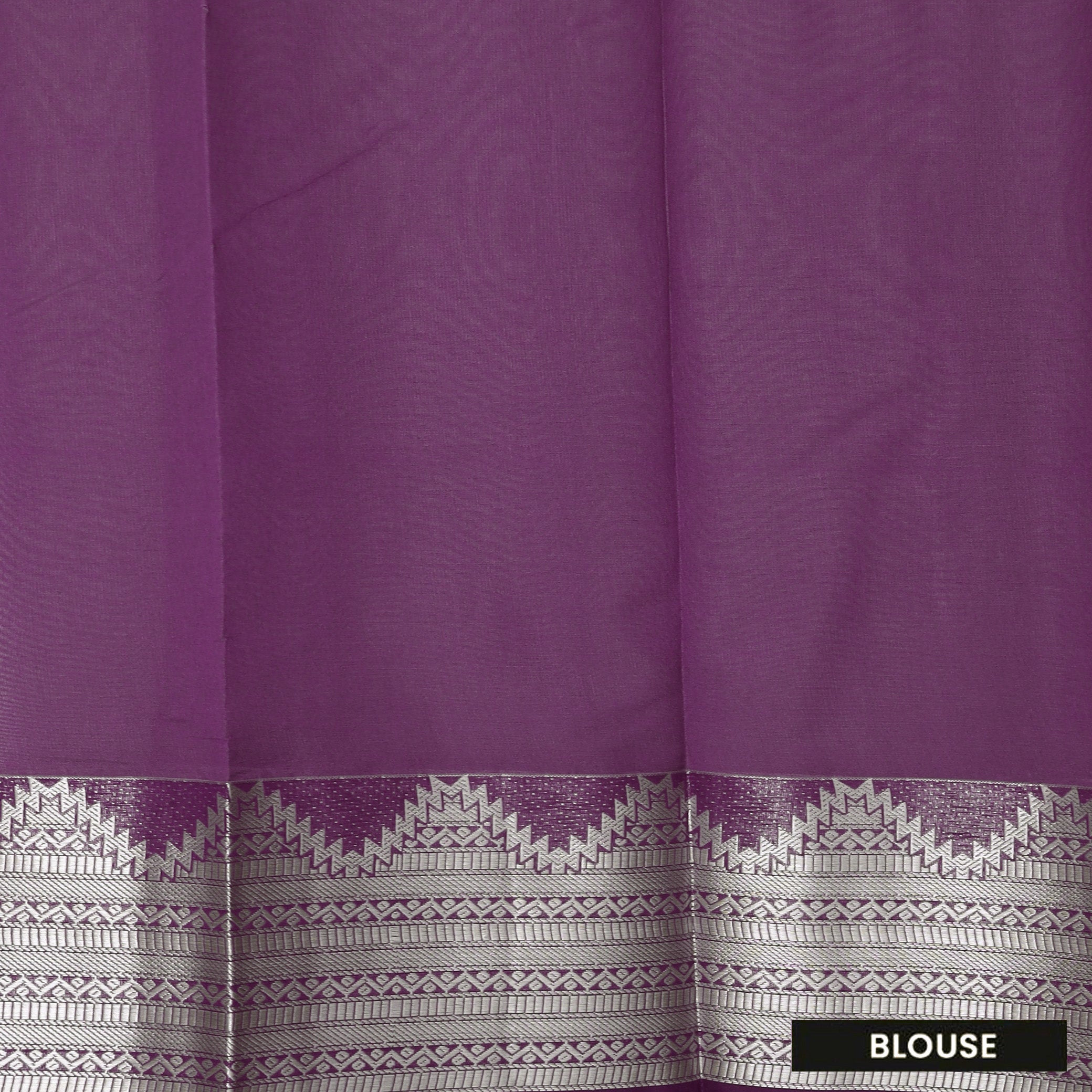 Peach With Grape Silk Cotton Saree