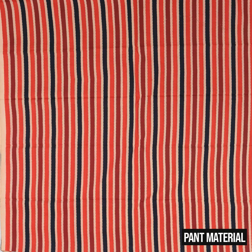 Red Ladies Cotton Chudithar Set Material