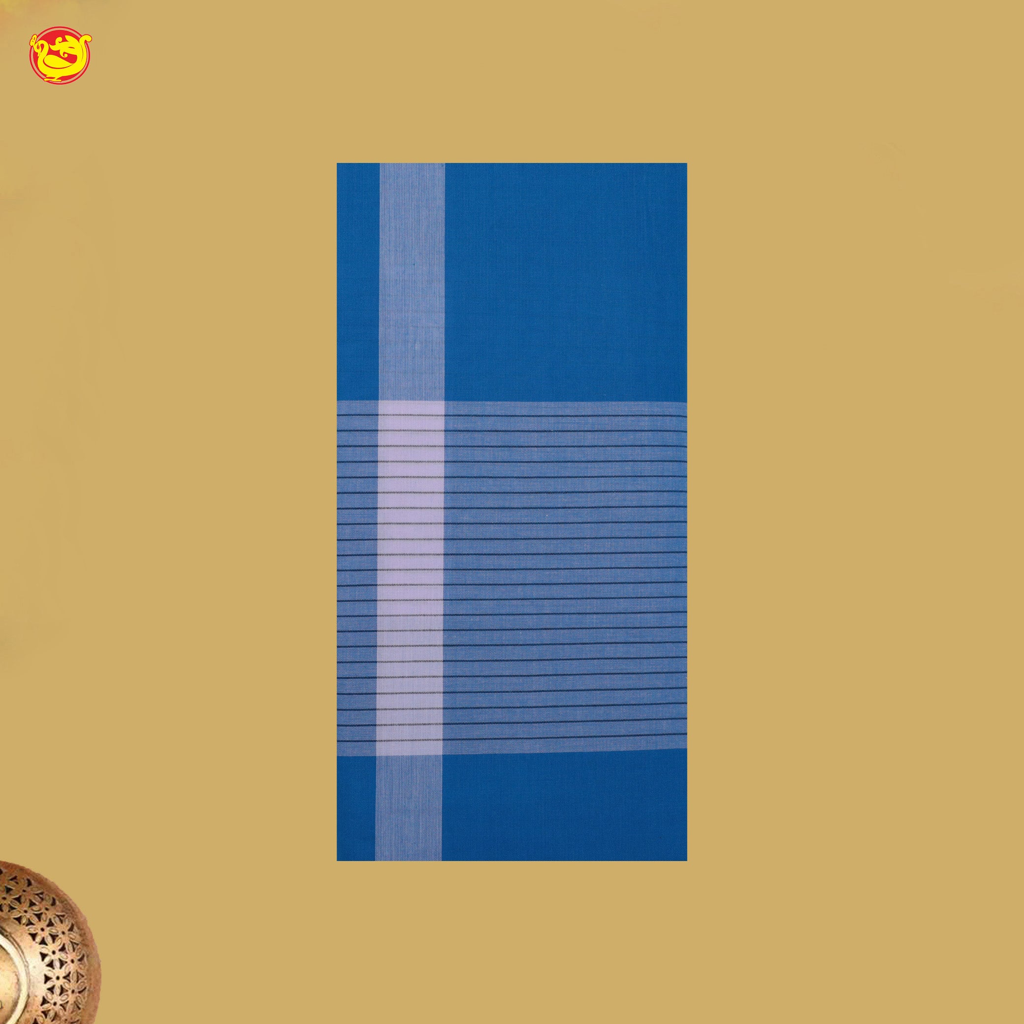 Men’s Checked Cotton Stitched Lungi