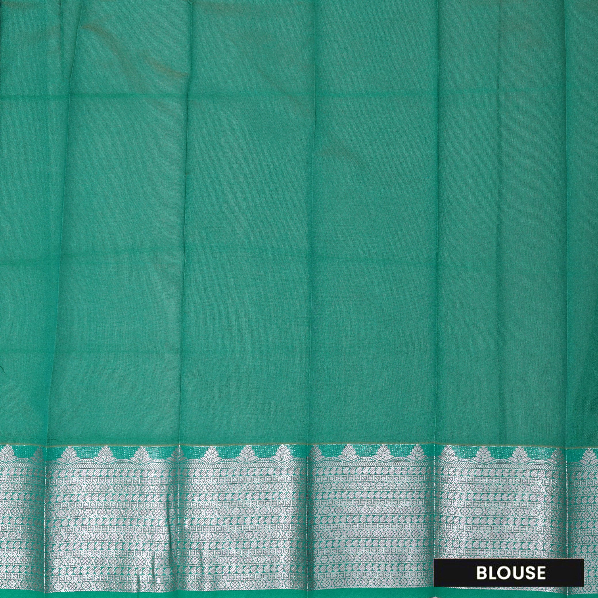 Lime Green With Green Silk Cotton Saree