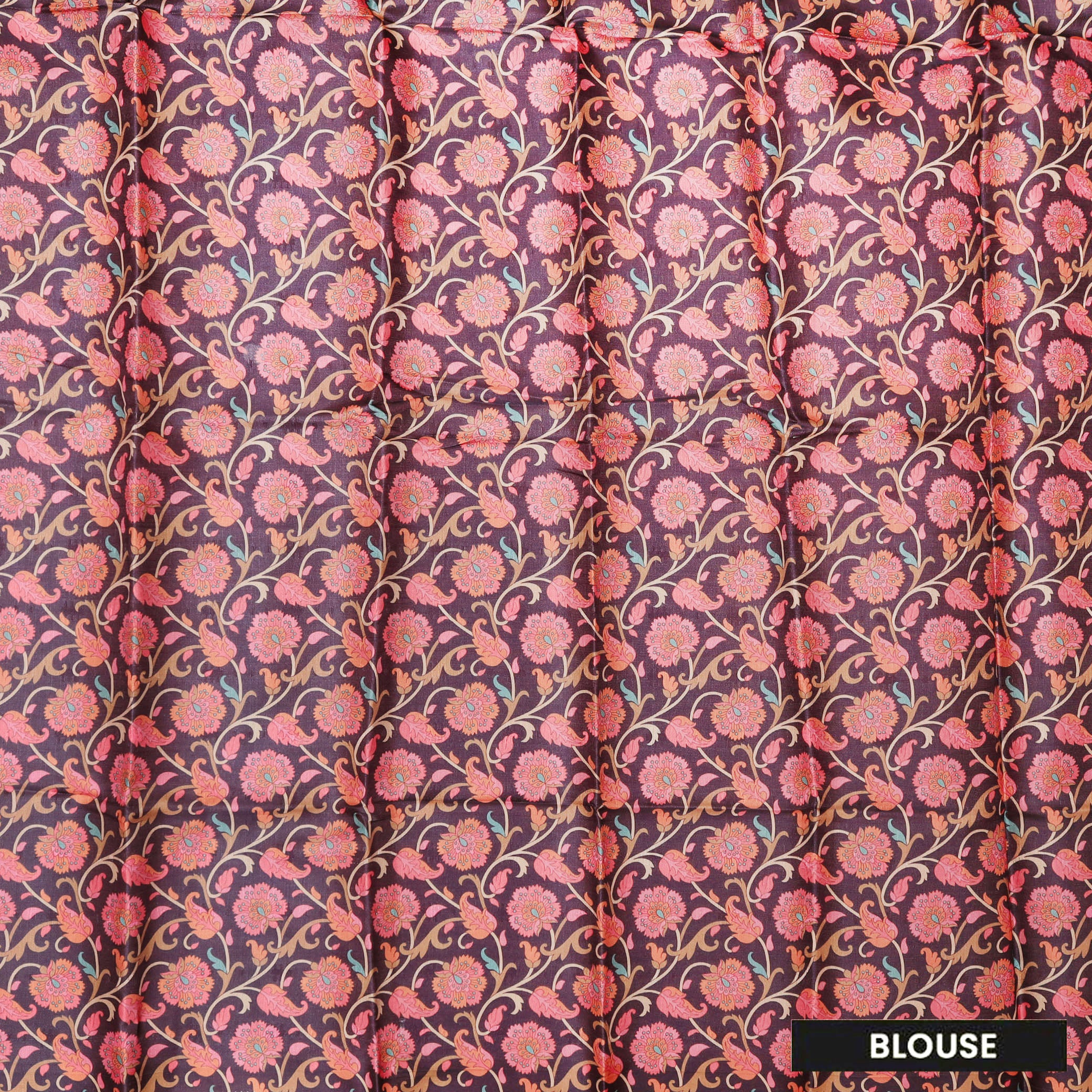 Peach Colour Fancy Saree