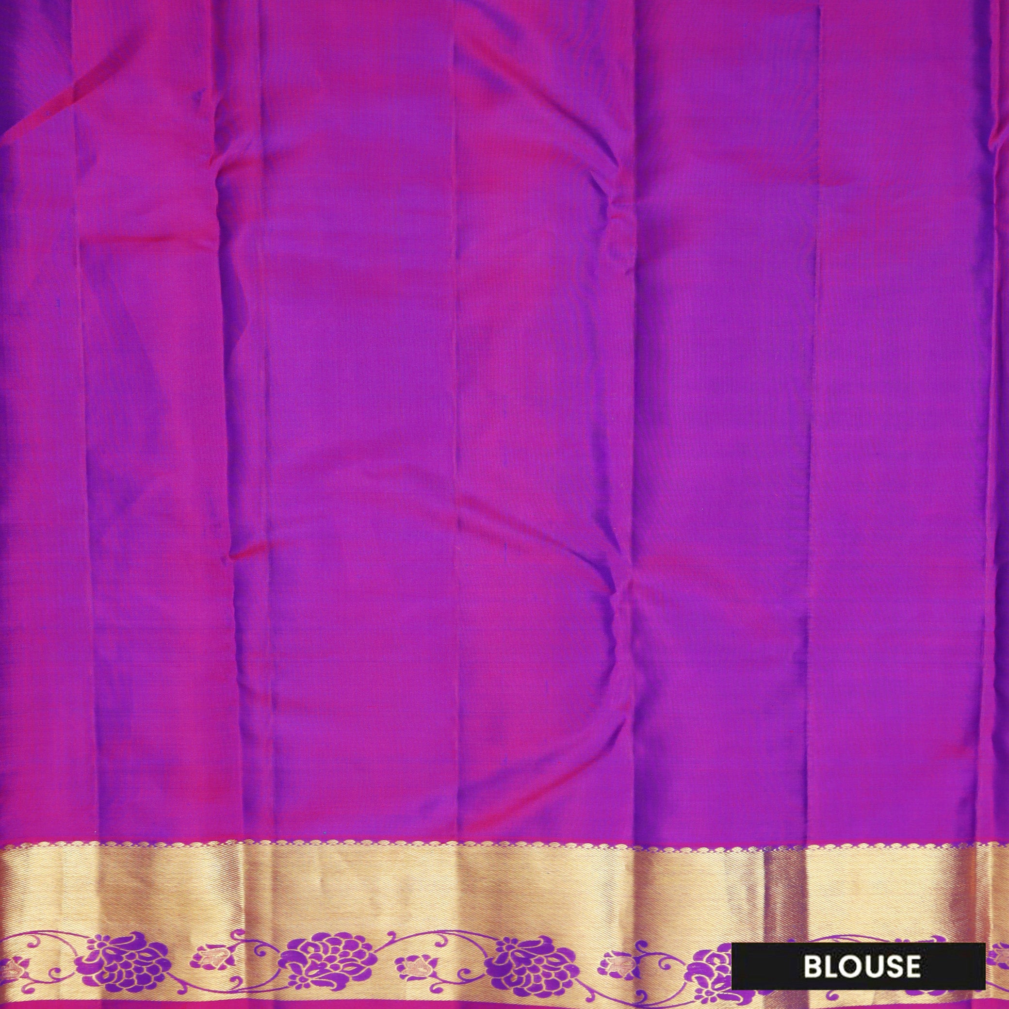 Sky Blue With Pink pure Kanchipuram silk saree