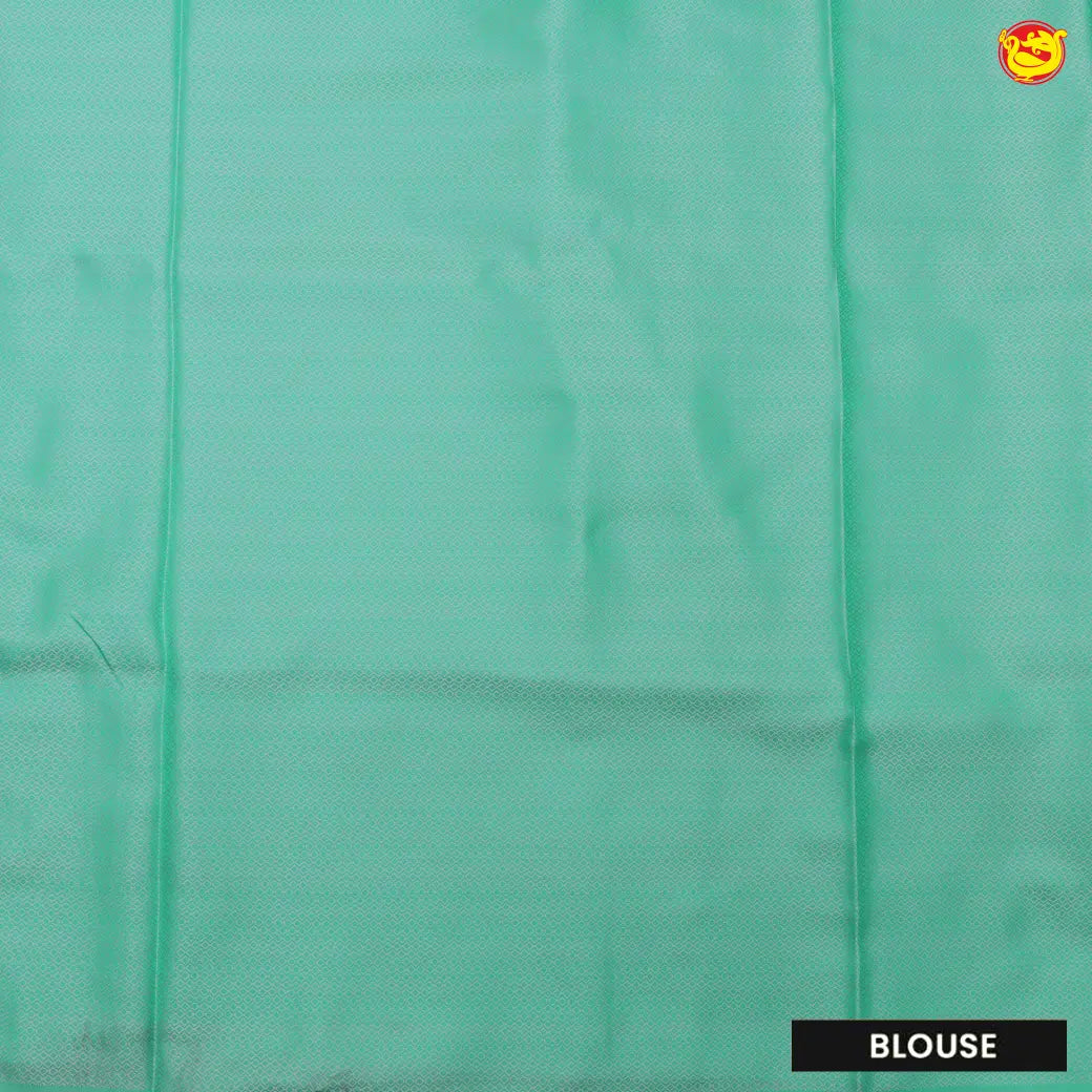 Light Green Colour Banarasi Saree with Woven Designs