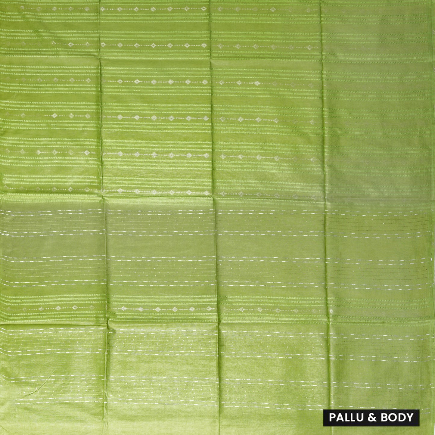 Lime green Colour Trendy Linen Saree