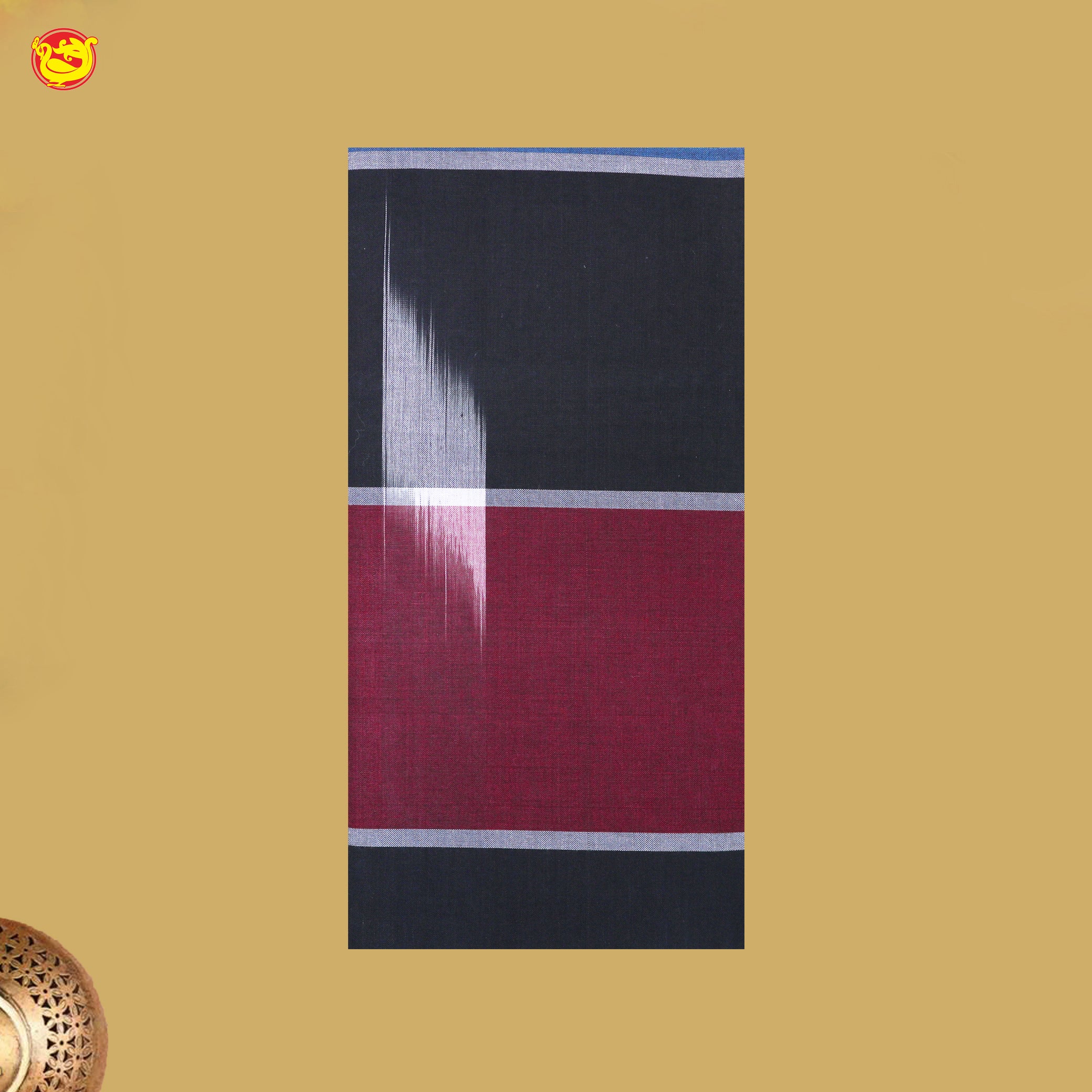 Men’s Checked Cotton Stitched Lungi