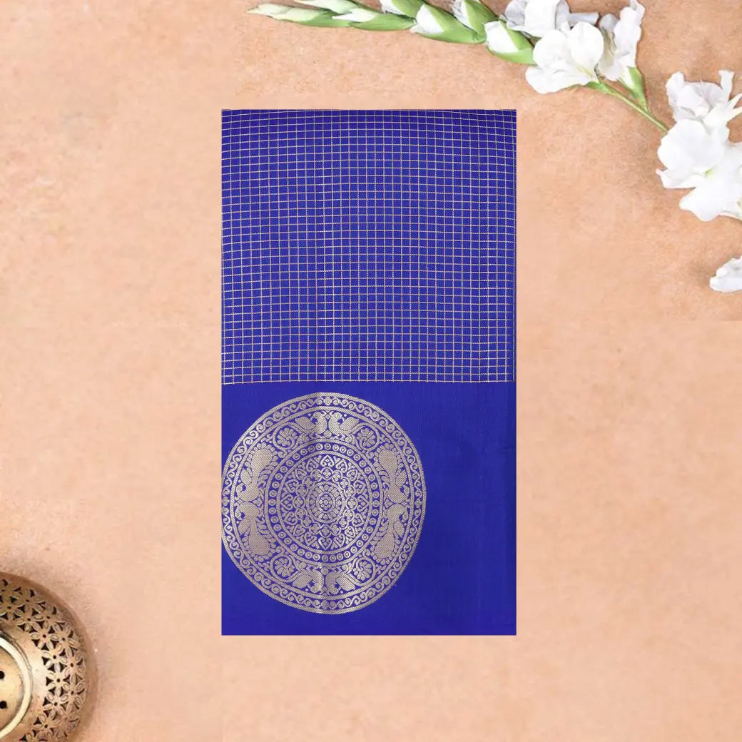 INK BLUE GOLDEN COLOR Traditional Soft Silk Saree