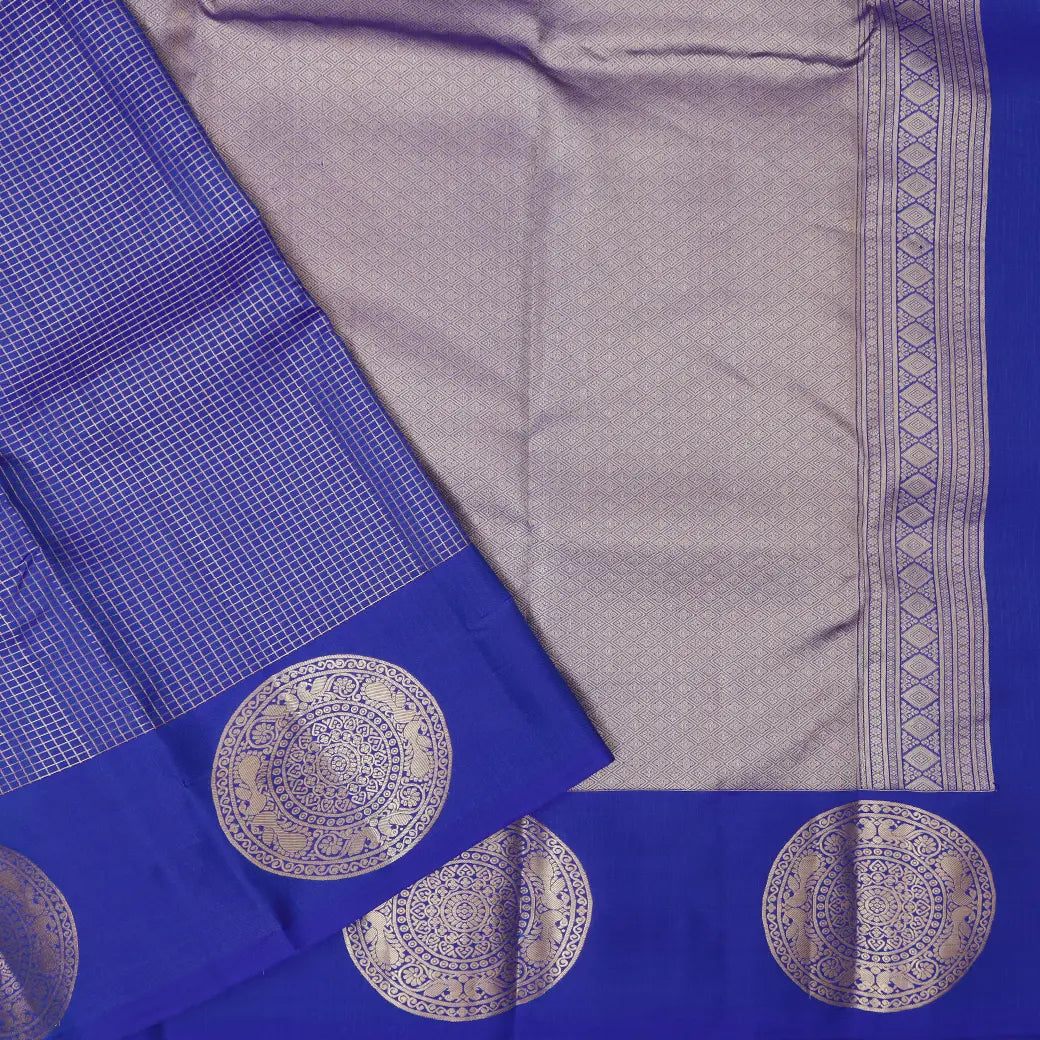 INK BLUE GOLDEN COLOR Traditional Soft Silk Saree